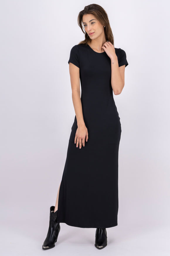 Vestido Tacto Peach Manga Corta Hypsters
