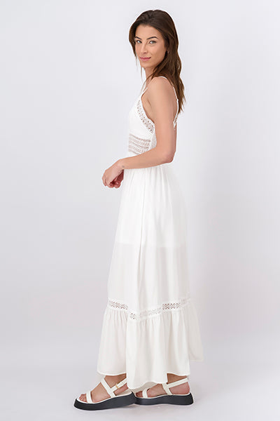 Vestido Maxi Detalles Crochet