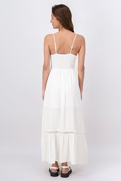Vestido Maxi Detalles Crochet