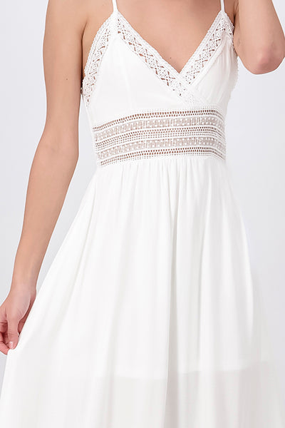 Vestido Maxi Detalles Crochet