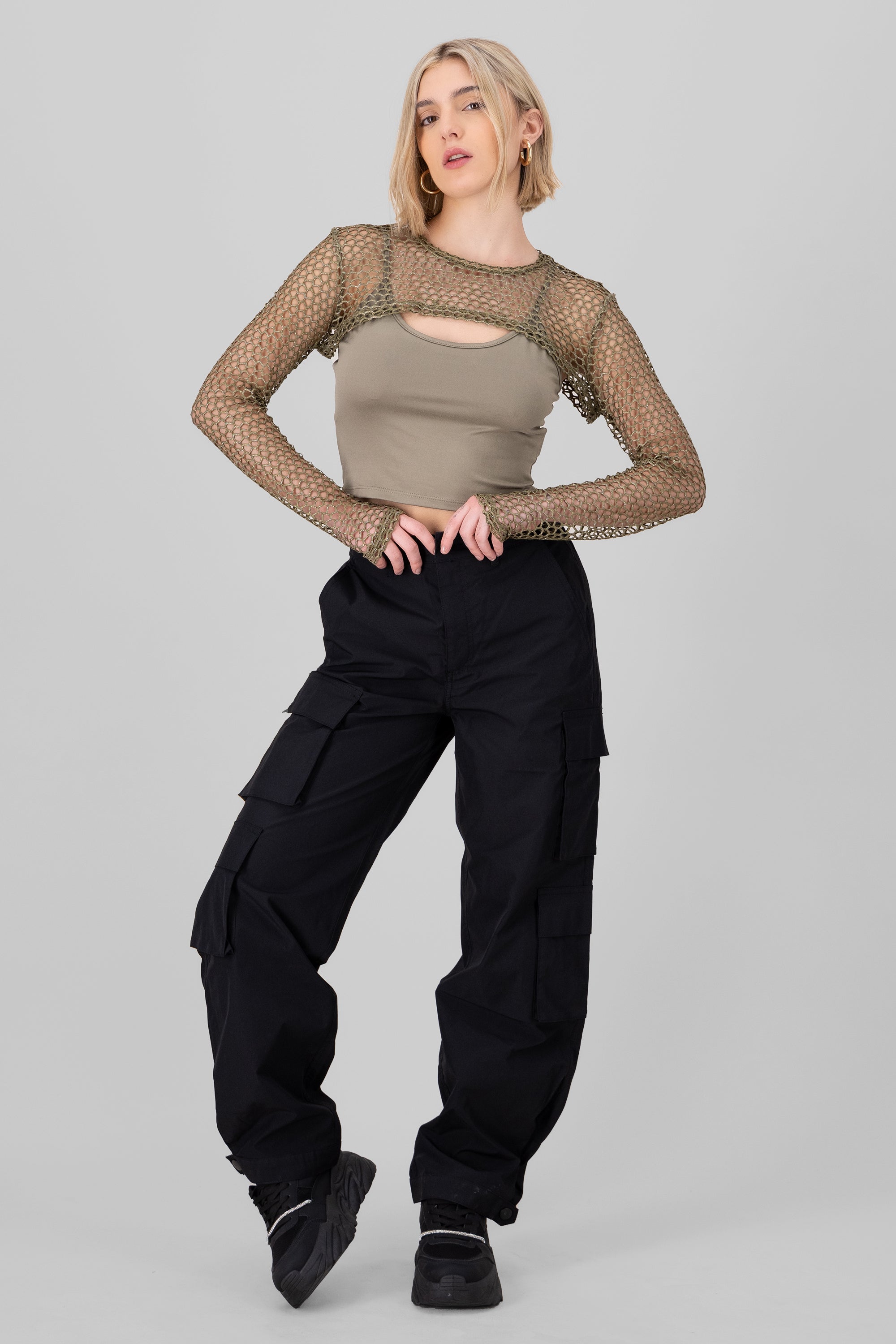 Pantalones Cargo Pantalones Negros Mujer Anchos Pantalon Cargo