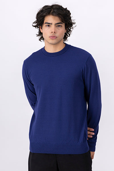 Suéter cuello redondo manga larga
