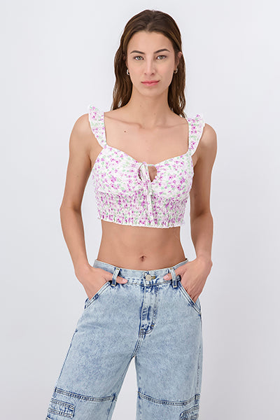 Top crop copas flores