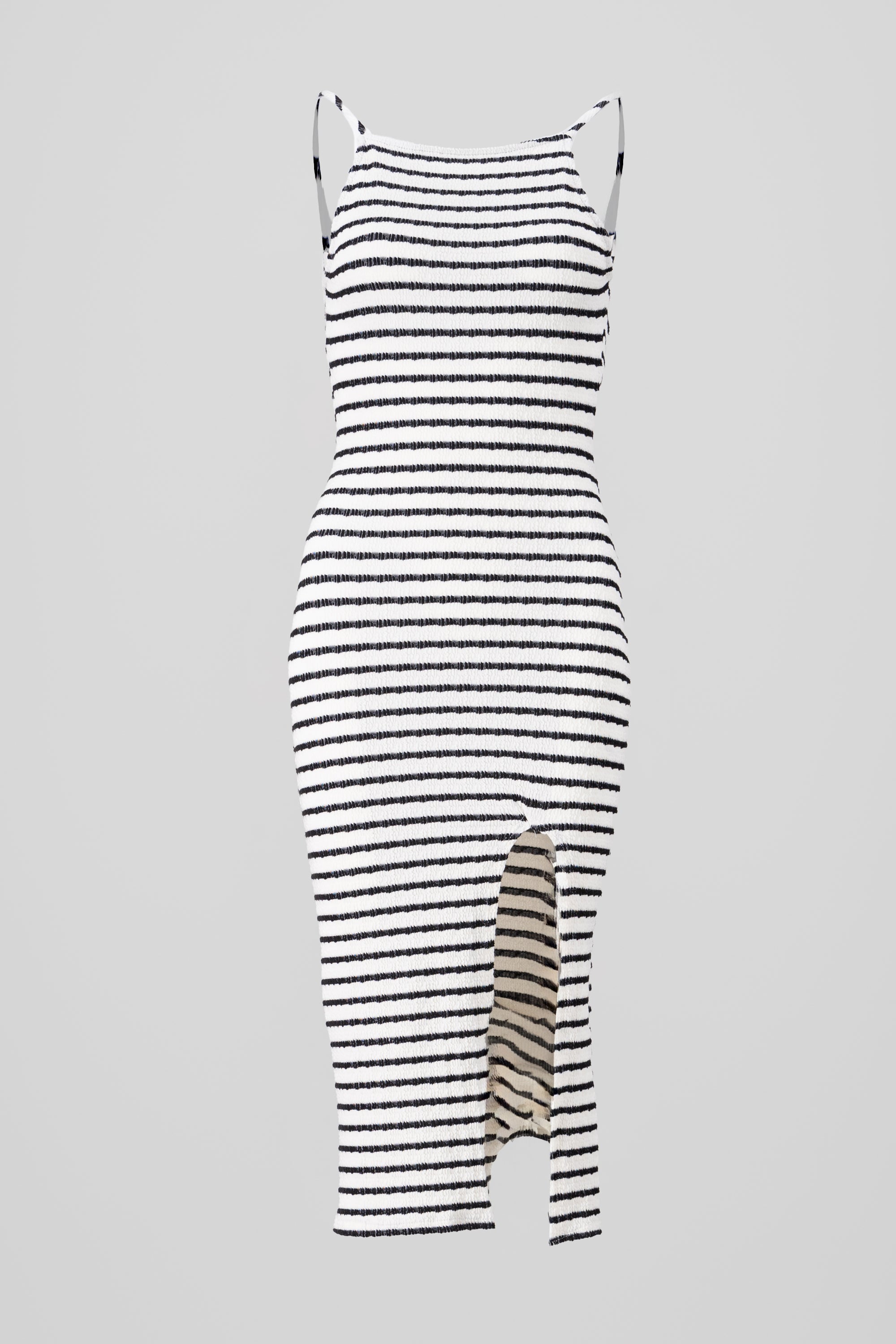 Vestido Midi Halter Rayas