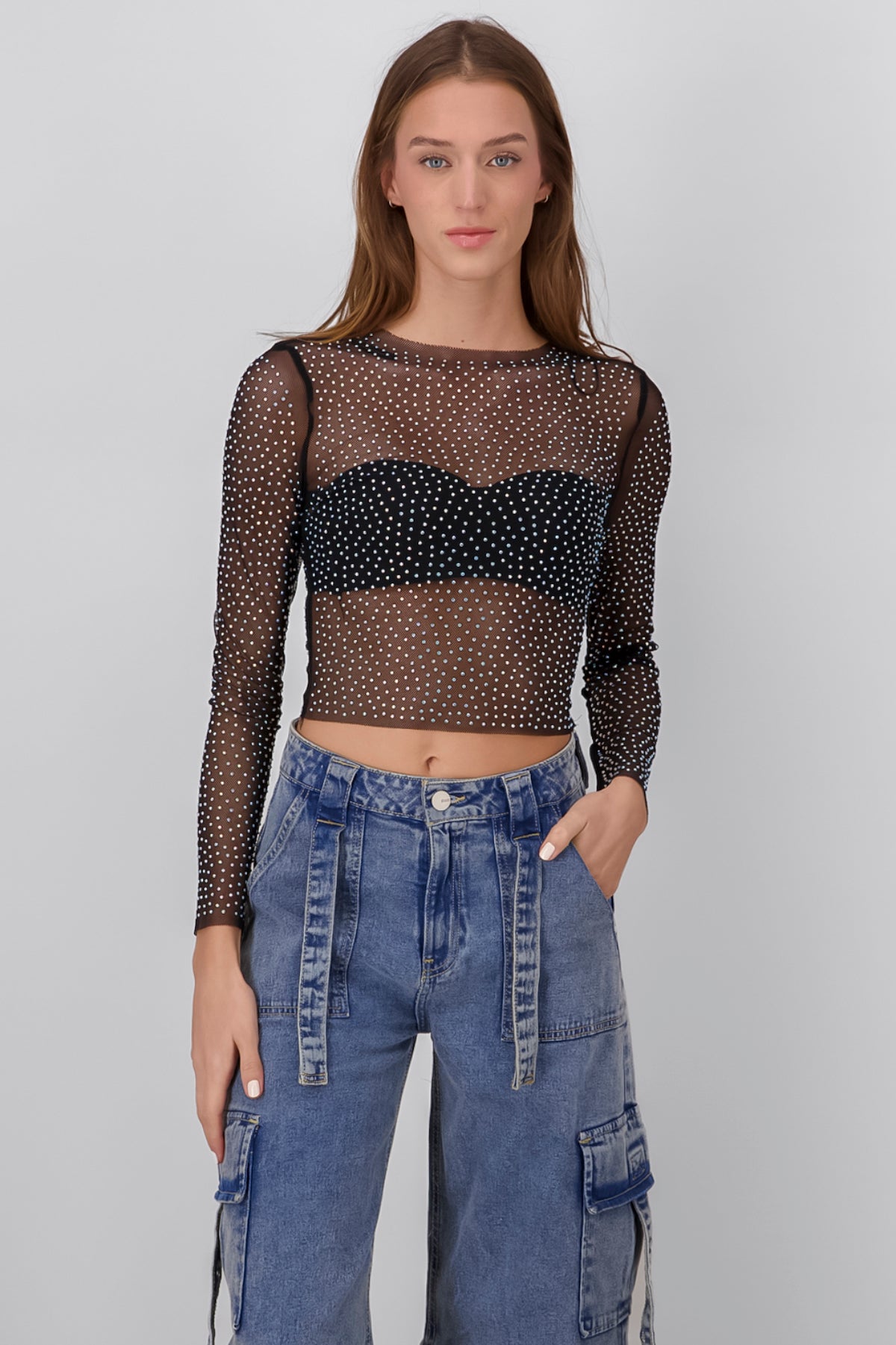 Blusas Transparentes Negras Para Gorditas Shein Blusa Negra