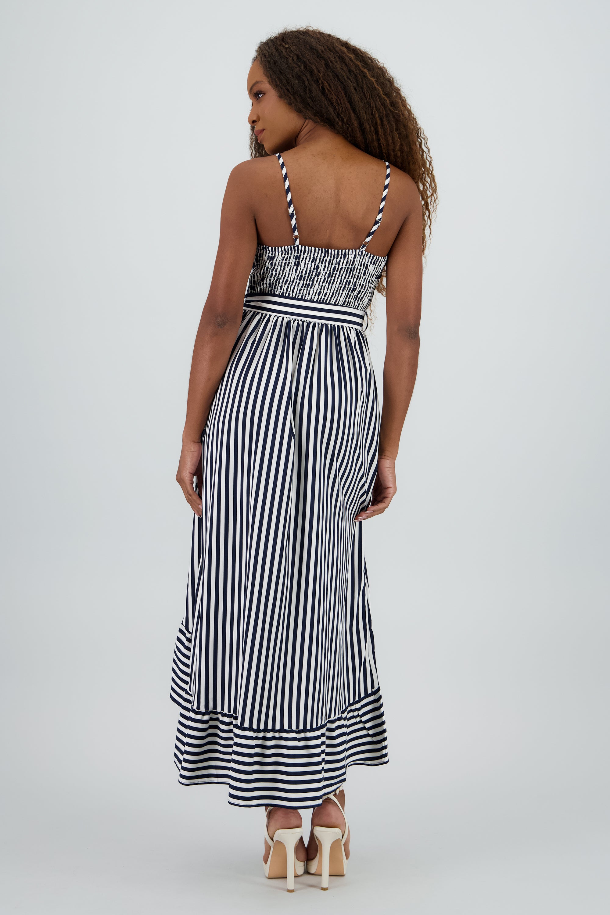 Vestido Midi Olanes Rayas Hypsters