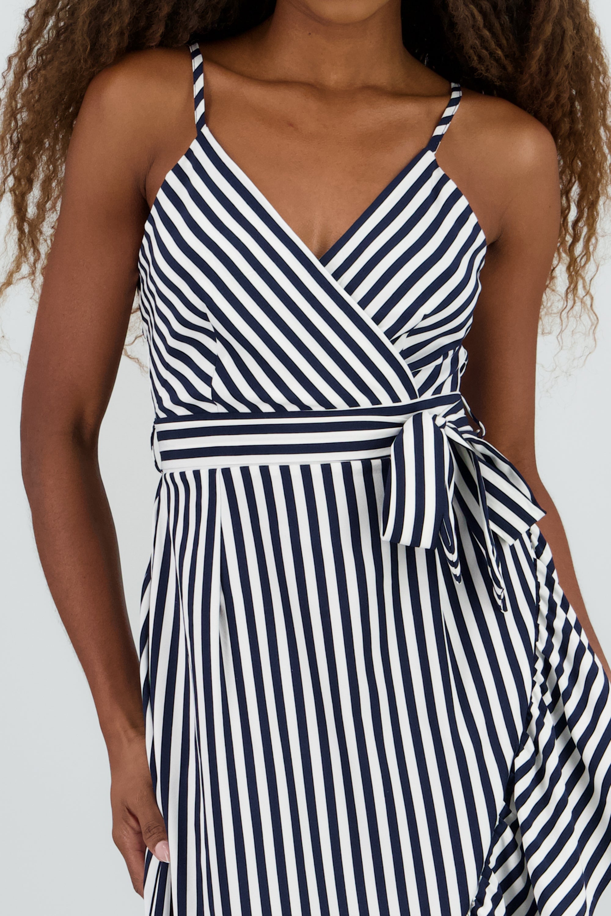 Vestido Midi Olanes Rayas Hypsters