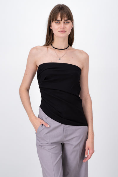 Top strapless con fruneces Hypsters