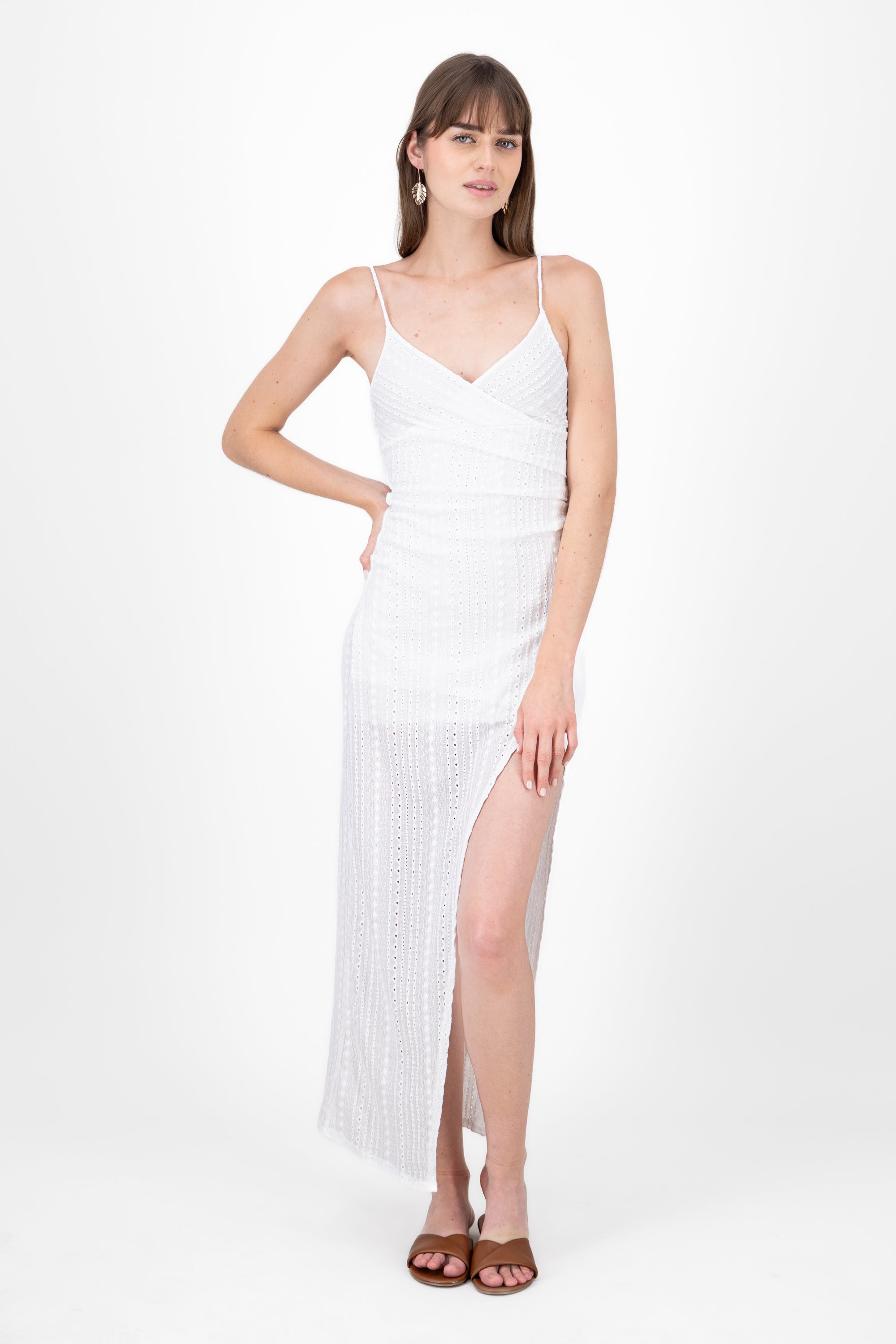 Shasa Maxi Vestido Encaje Vestido Blanco Vestidos Shasa 2019