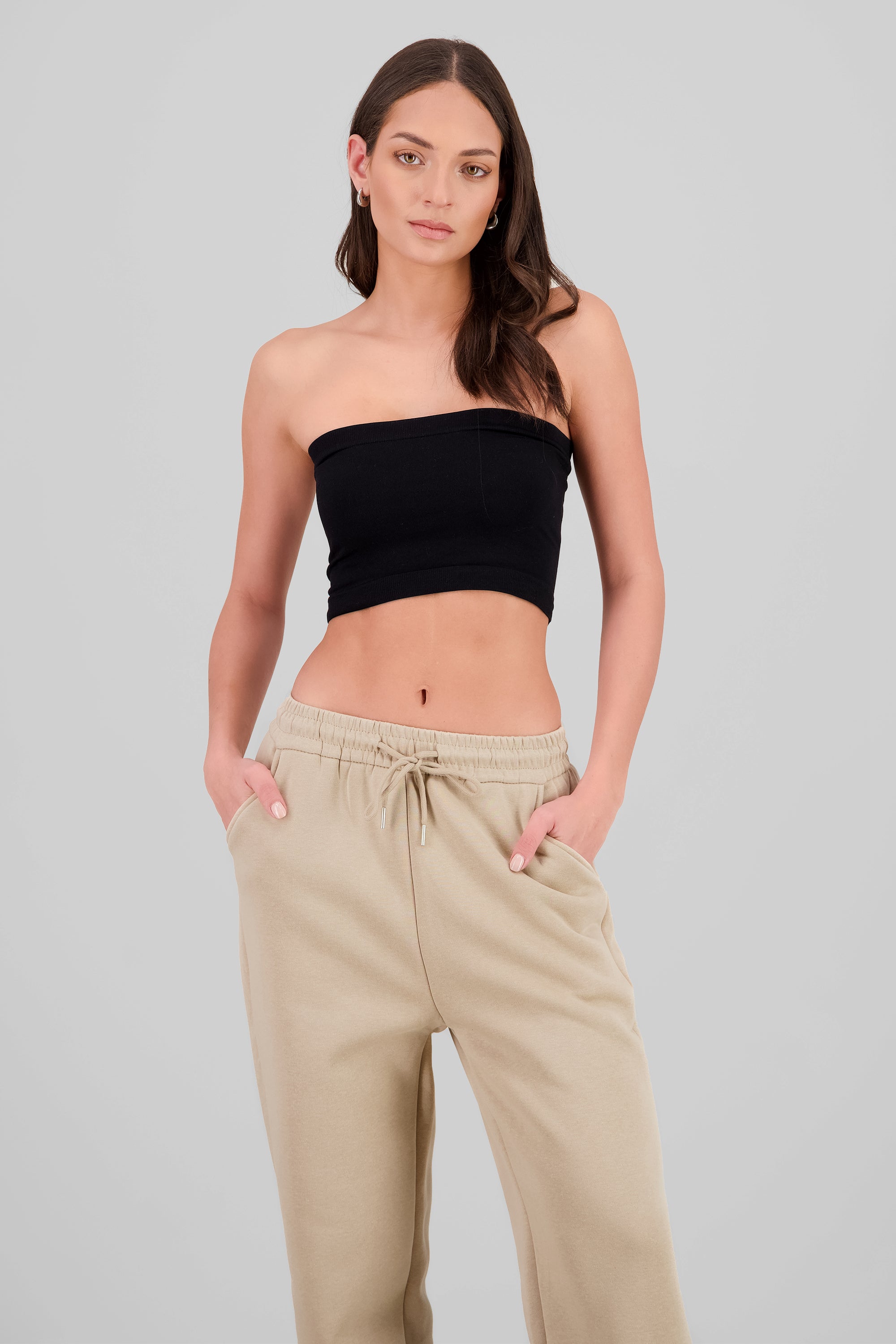 Top strapless liso