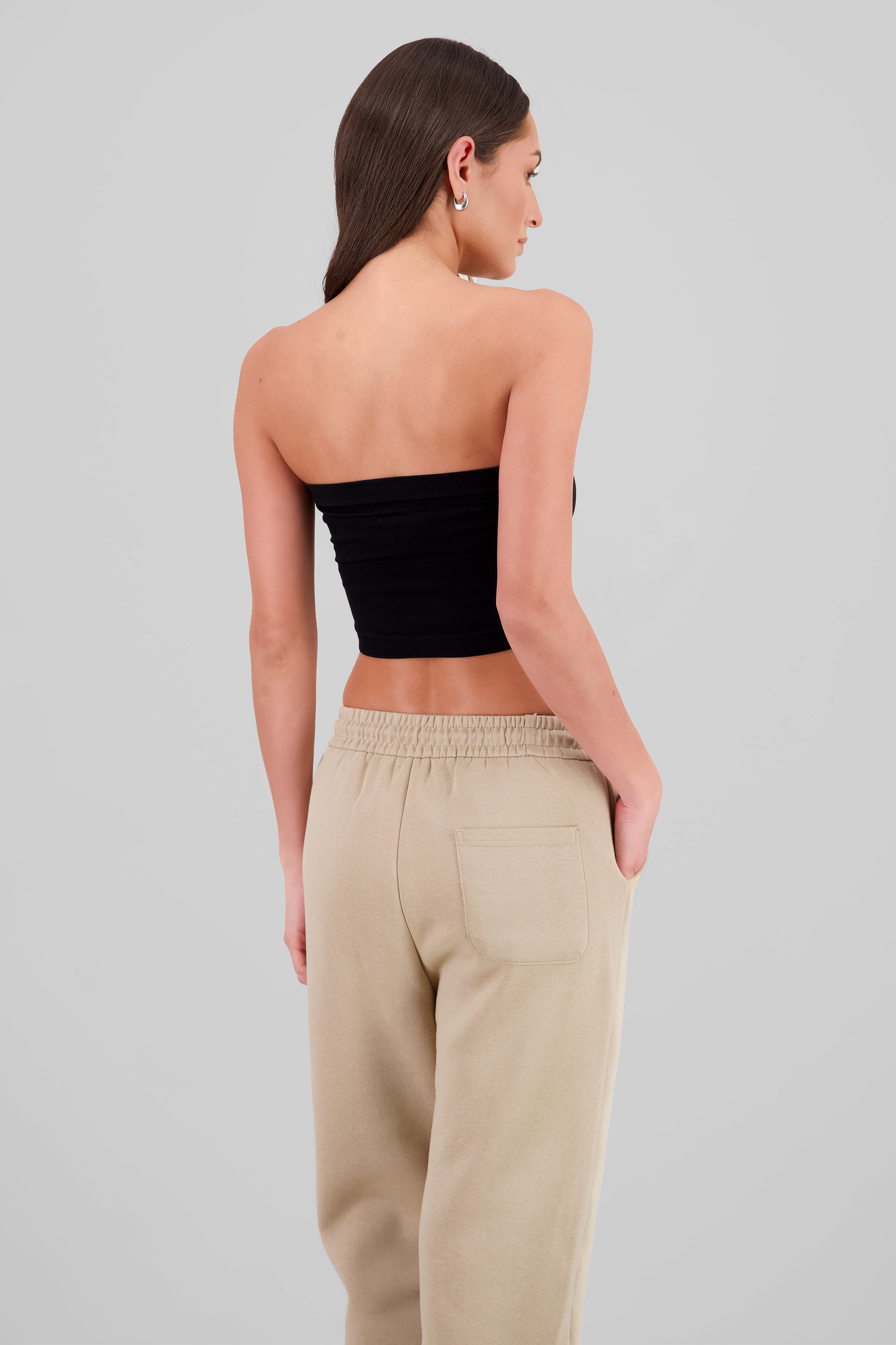 Top strapless liso