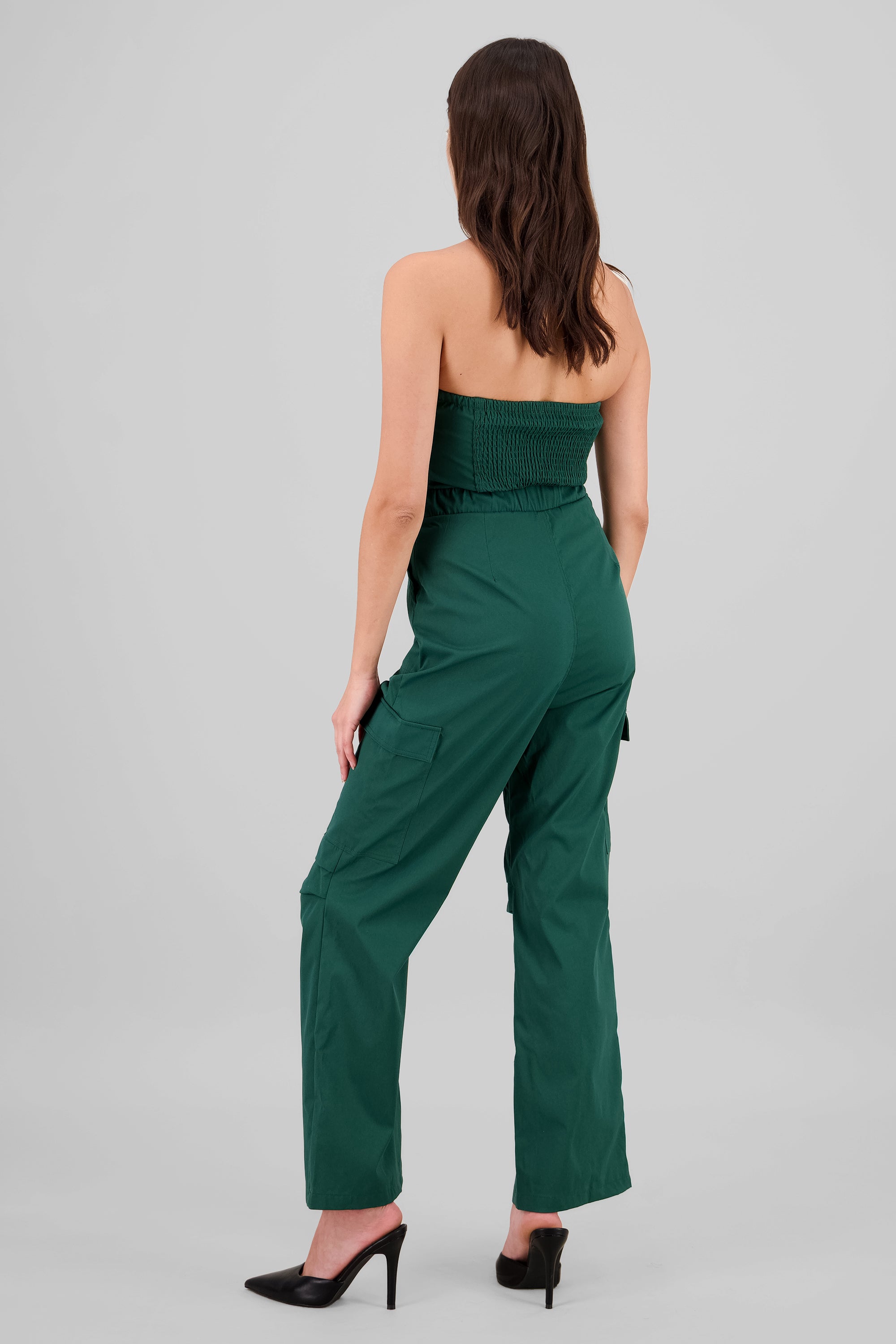 Jumpsuit Strapless Cargo