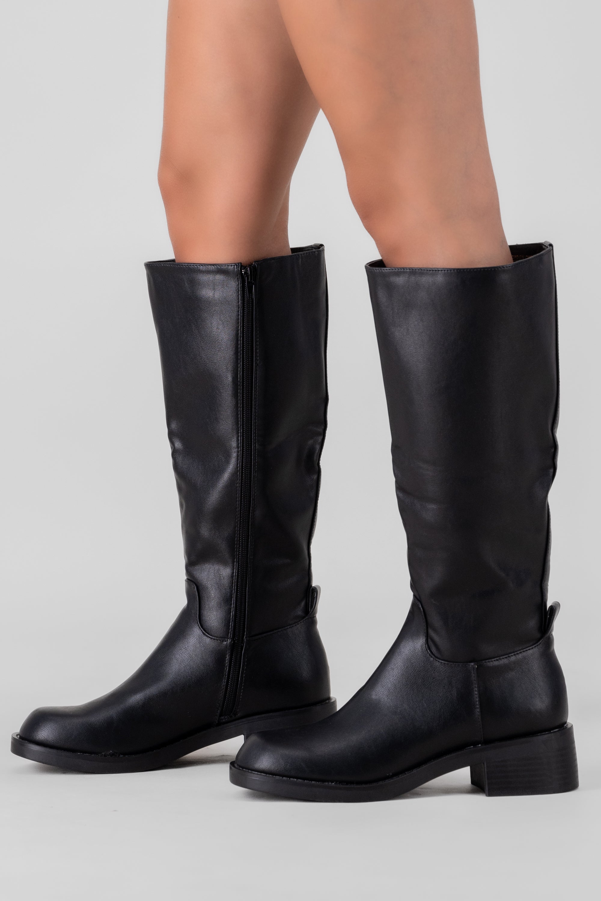 Bota ridding estrudturada sencilla