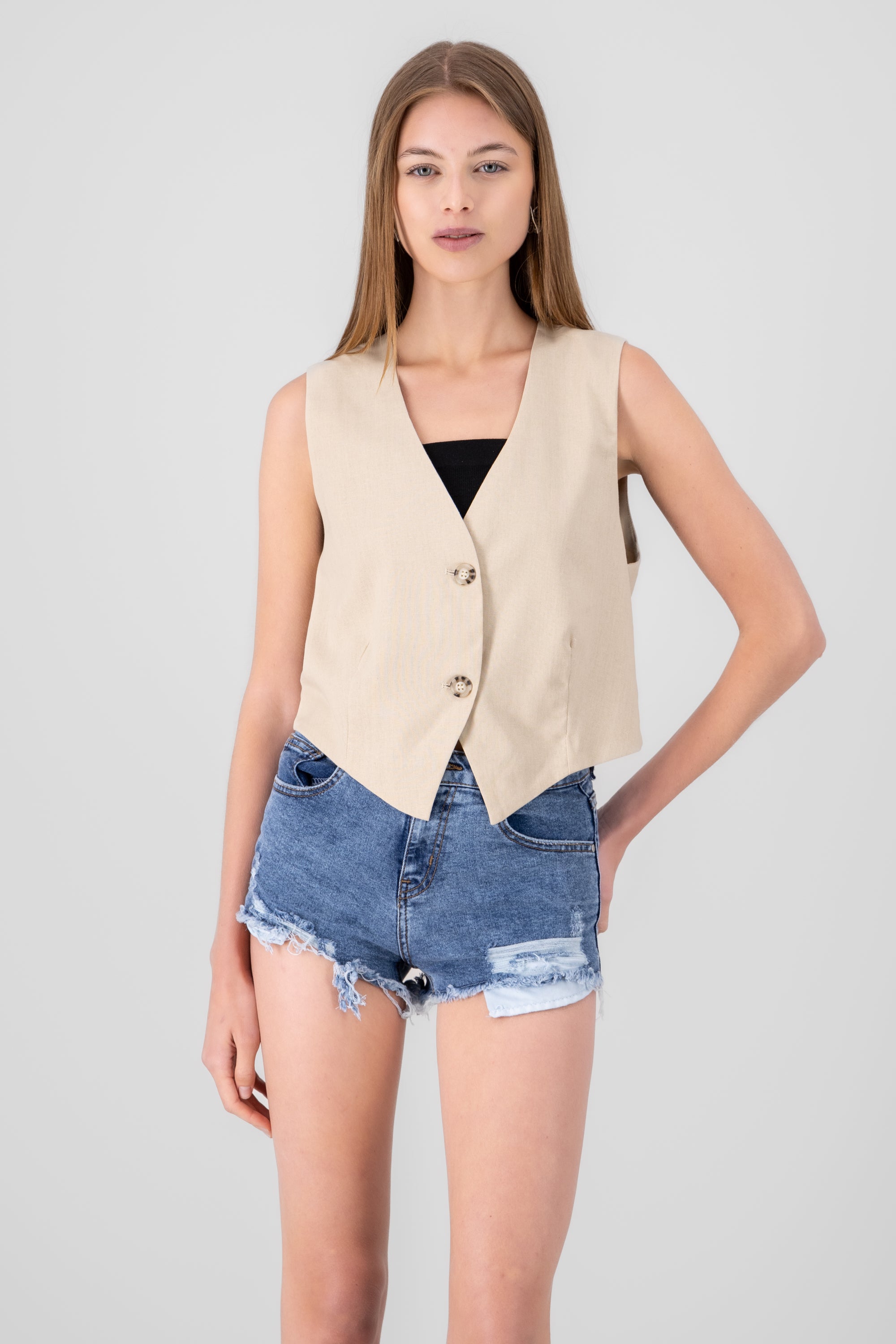 Combinar Outfit Con Chaleco Corto Combinar Outfit Chaleco De