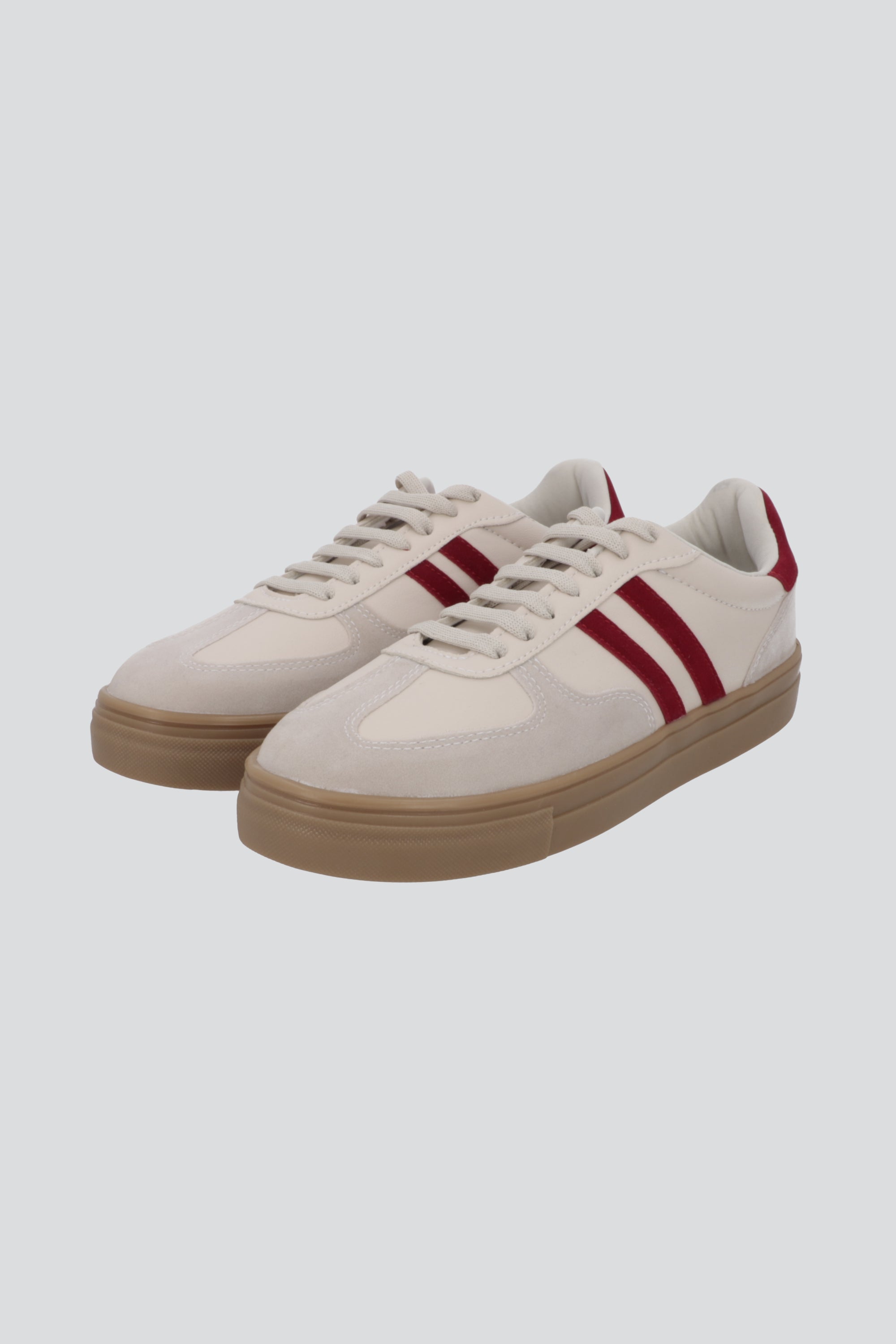 Tenis Dos Líneas Suela Alta