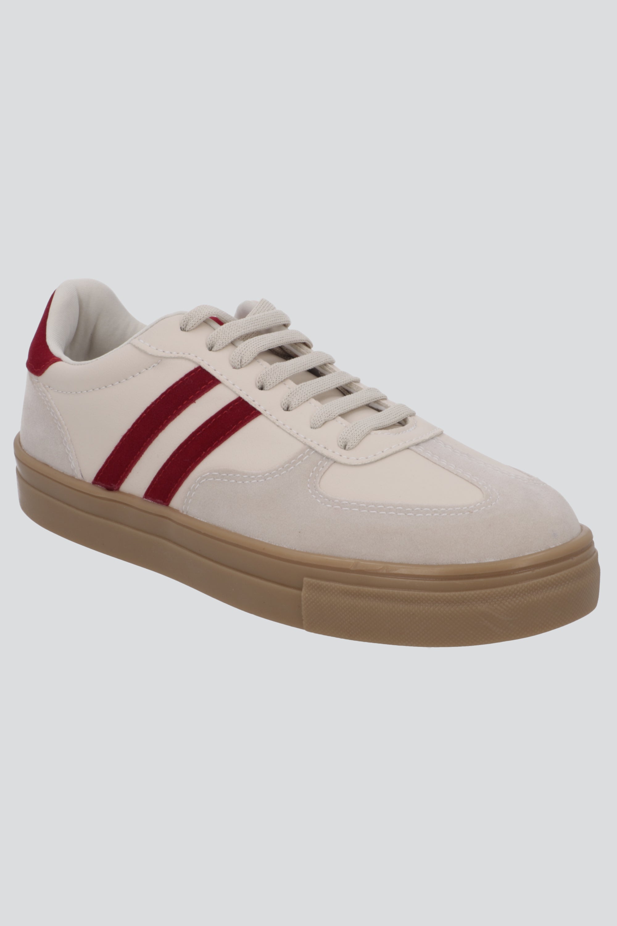 Tenis Dos Líneas Suela Alta