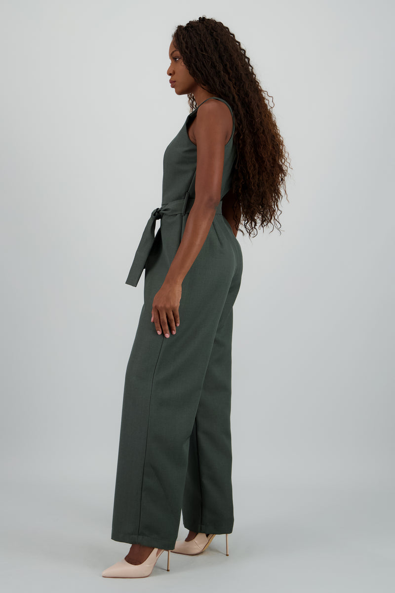 Jumpsuit tirantes detalle cinturon