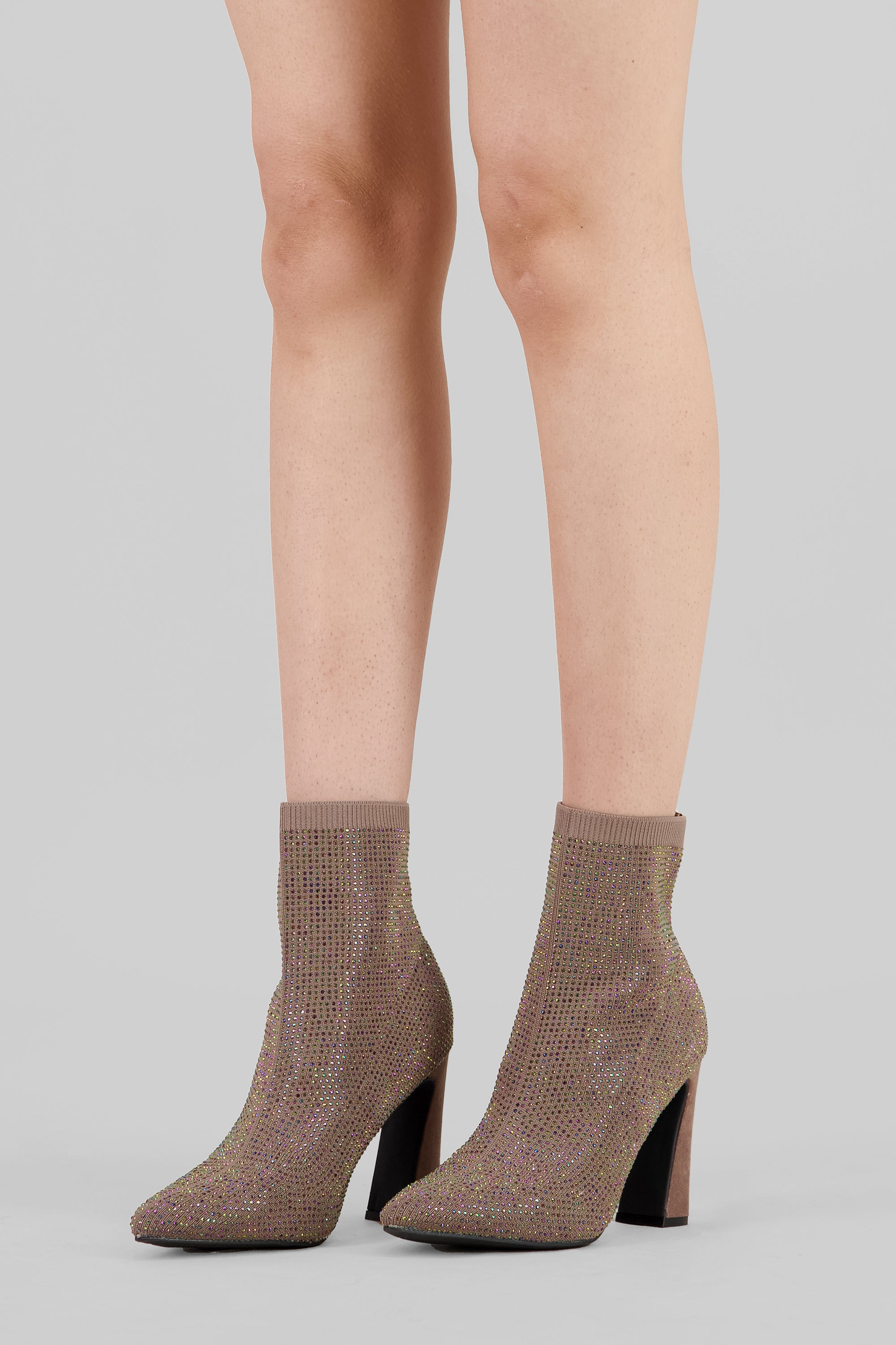Botin calcetin multi brillos