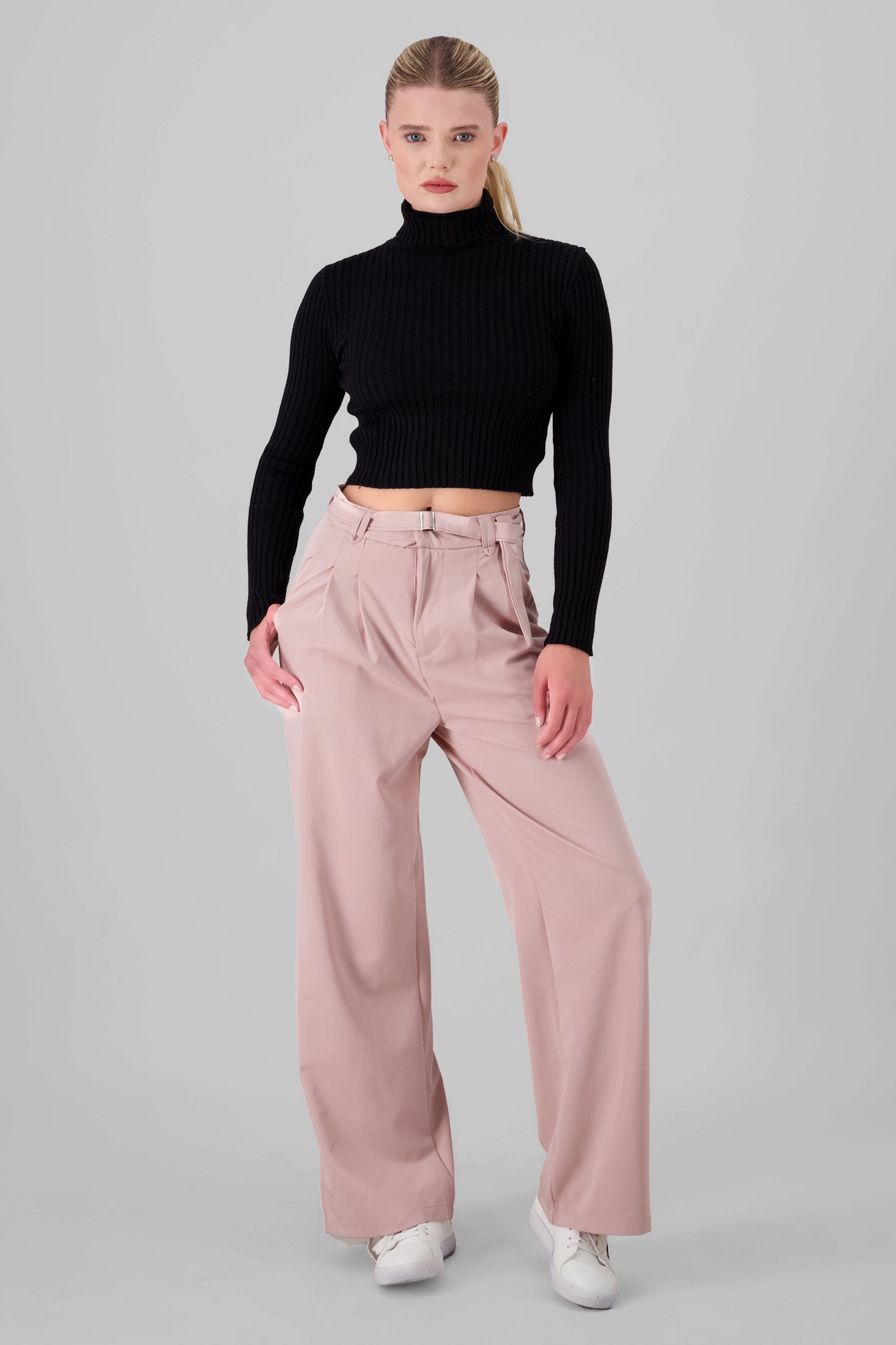Moda Pantalon Rosa Palo Combinar Rosa Claro Look Con Pantalon Rosa