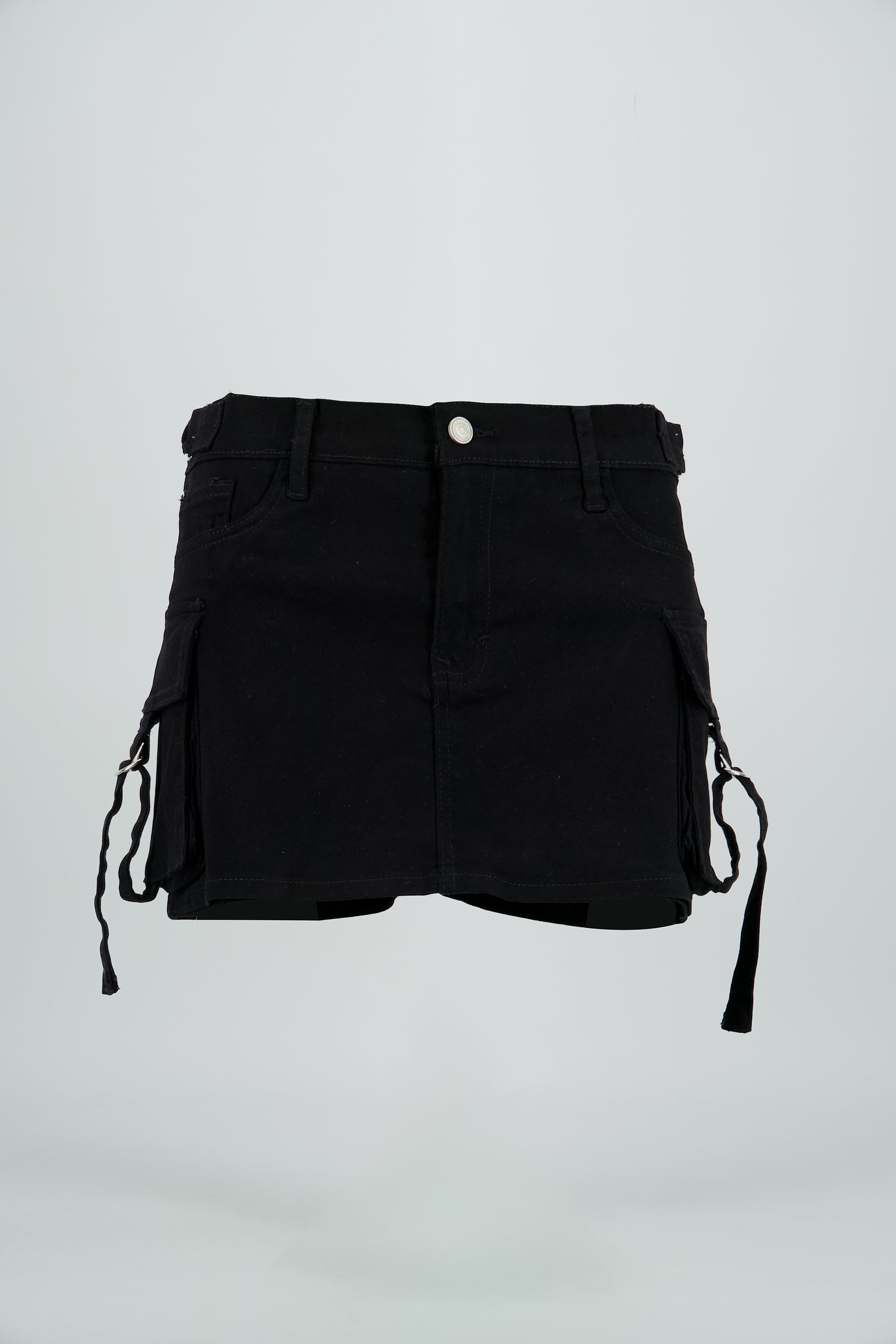 Falda short cargo tiras ajustables