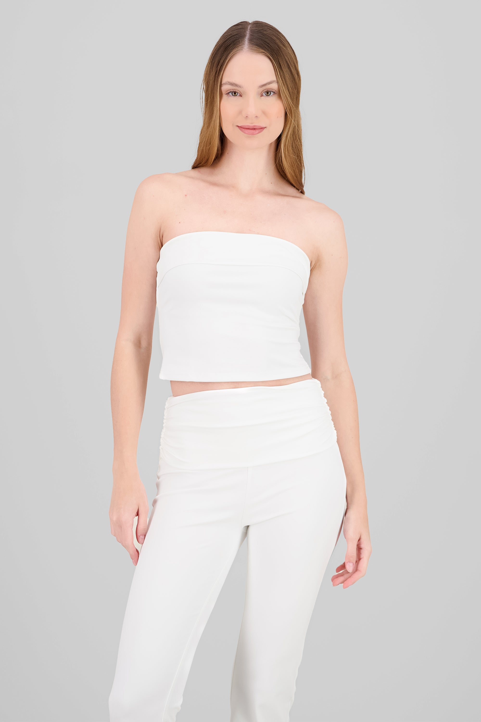 Top strapless liso - Main Image