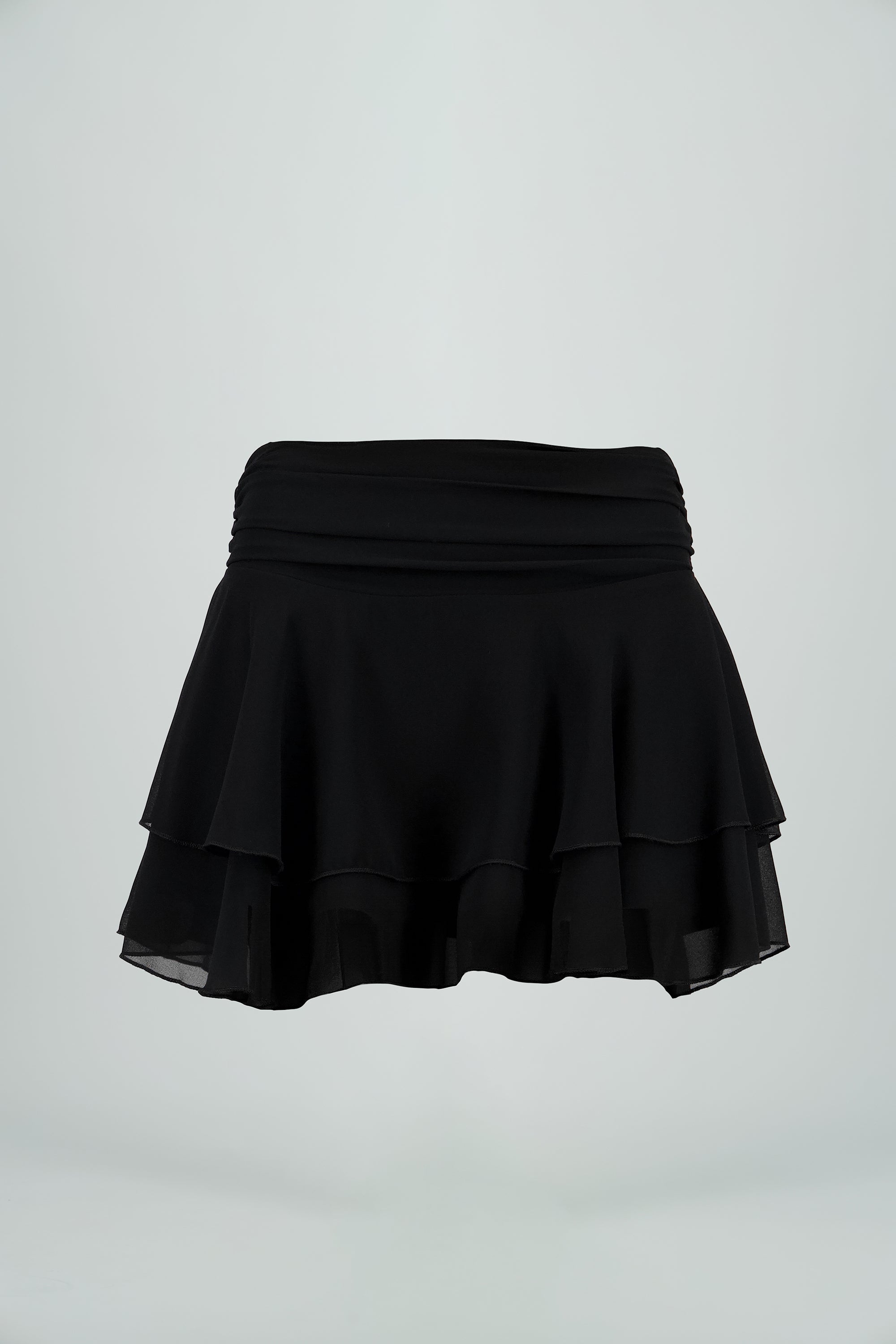Falda mini chiffon doble olan Hypsters