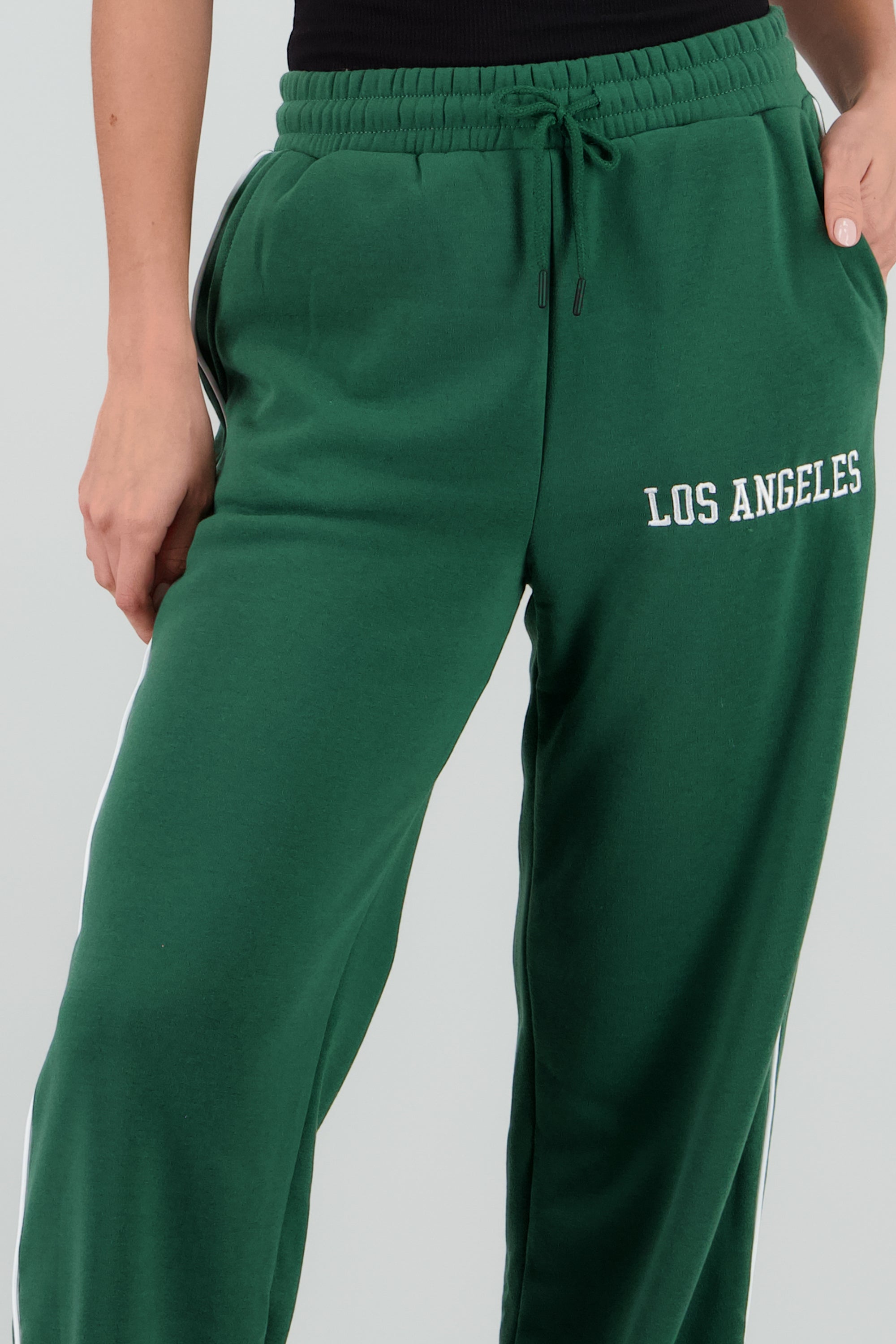Pants lisos bordado LA