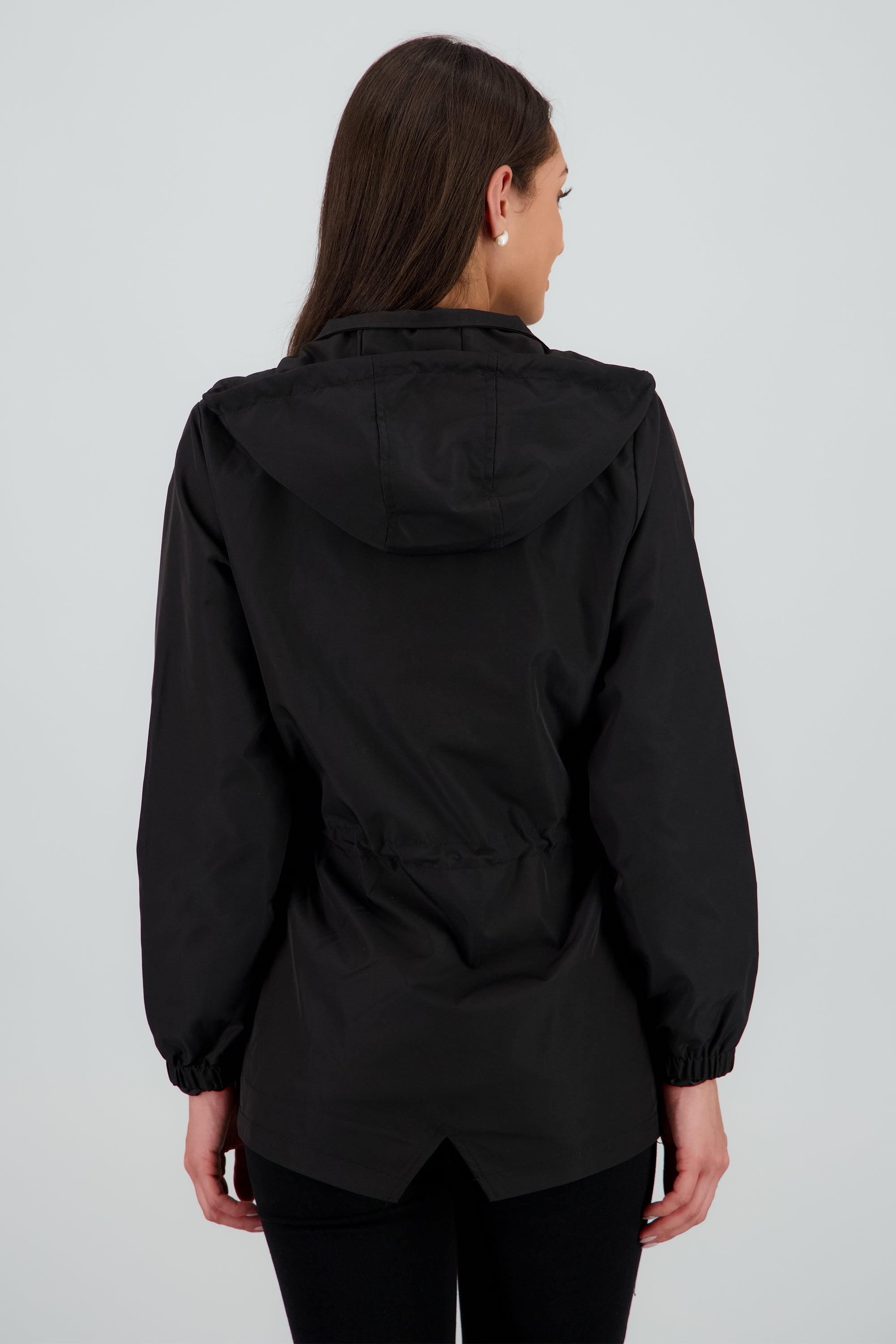 Gabardina corta botones