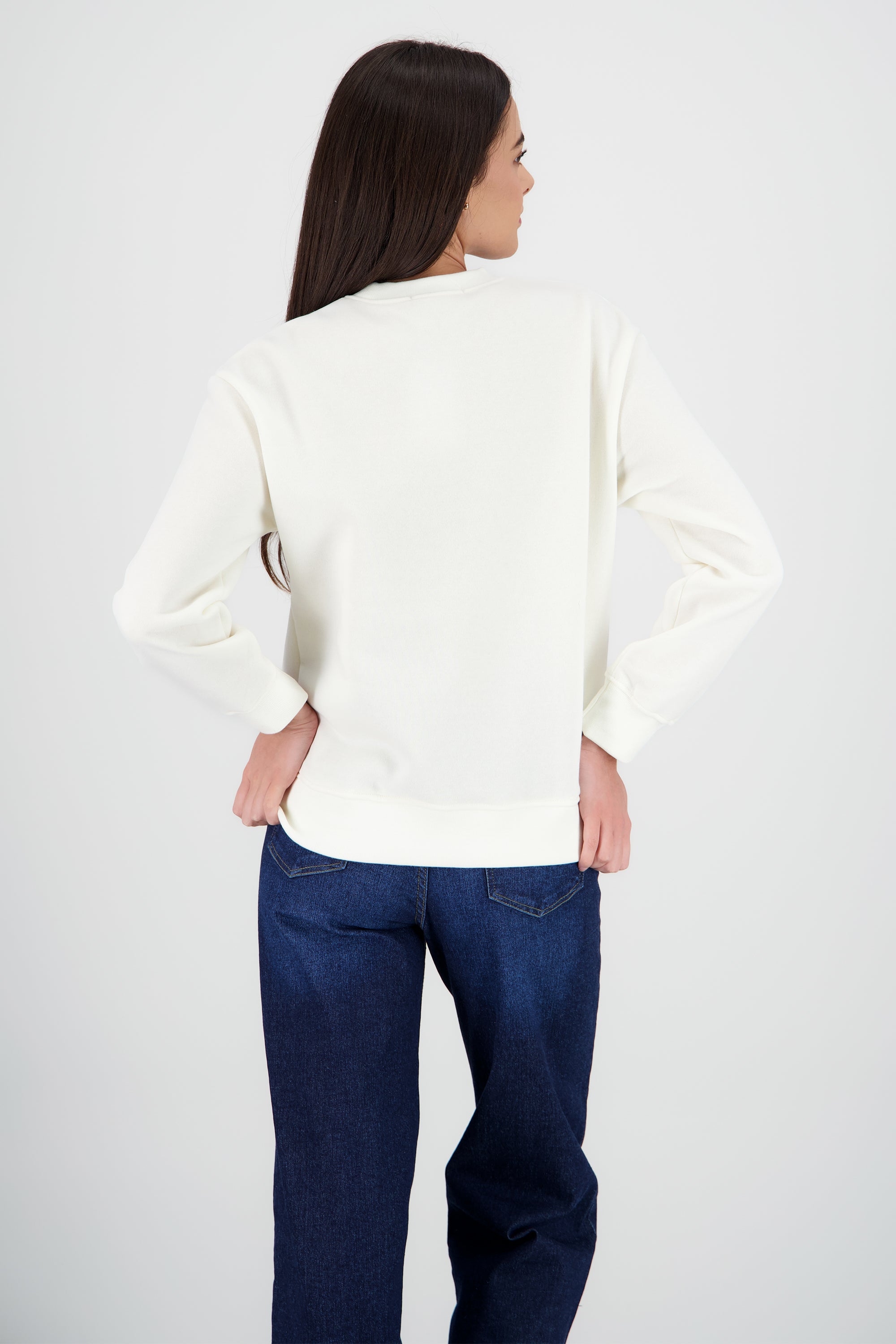 Sudadera oversize cereza textura