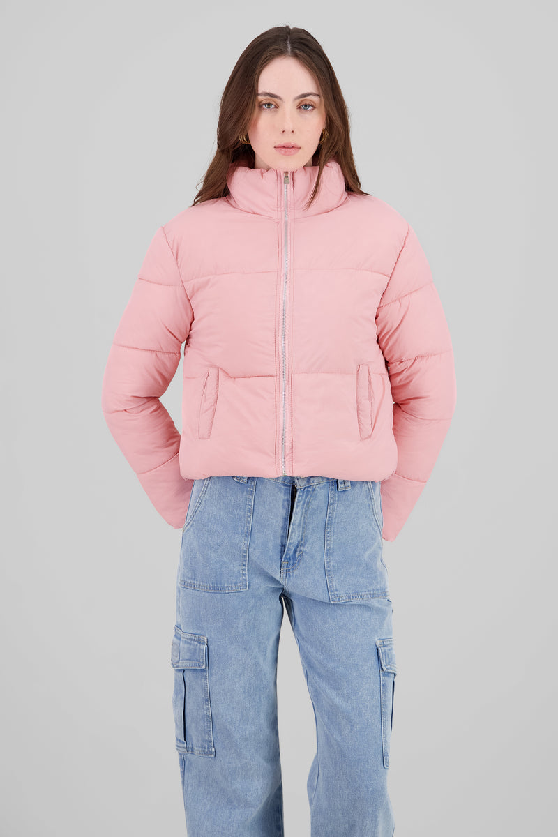 Chamarra lisa capitonada