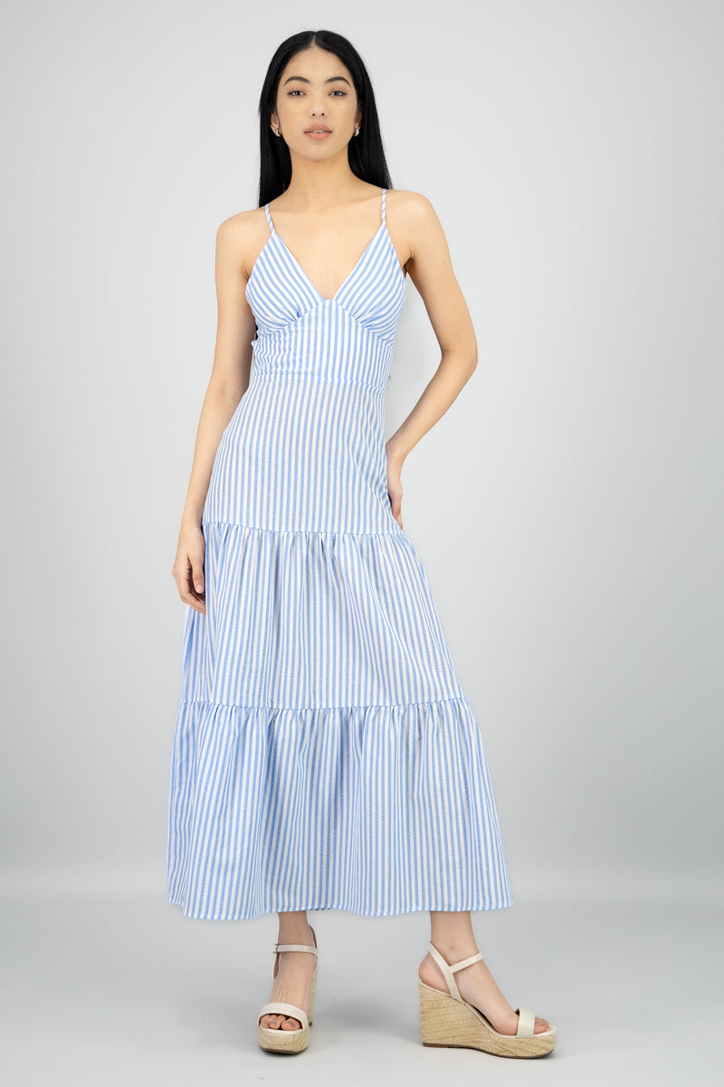 October: Vestido Maxi Estampado Mujer | El Palacio De Hierro