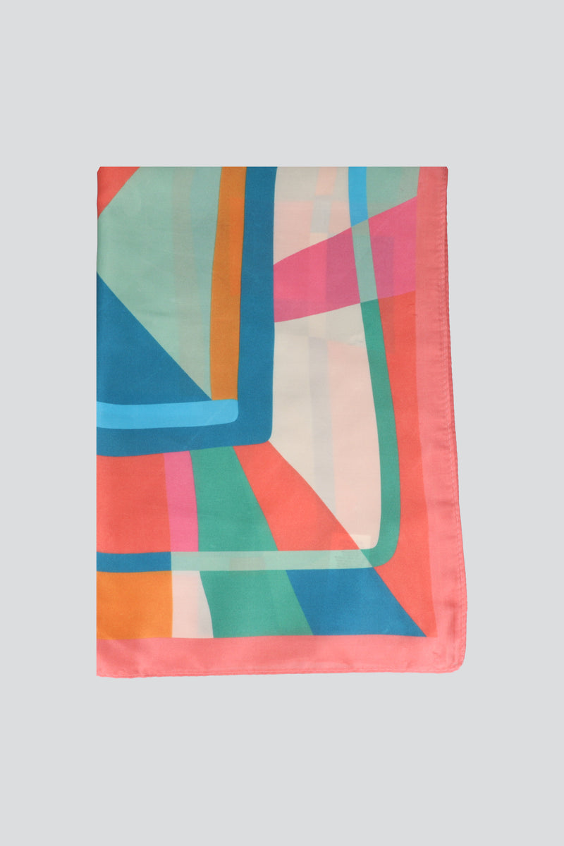 Pañuelo print figuras geométricas
