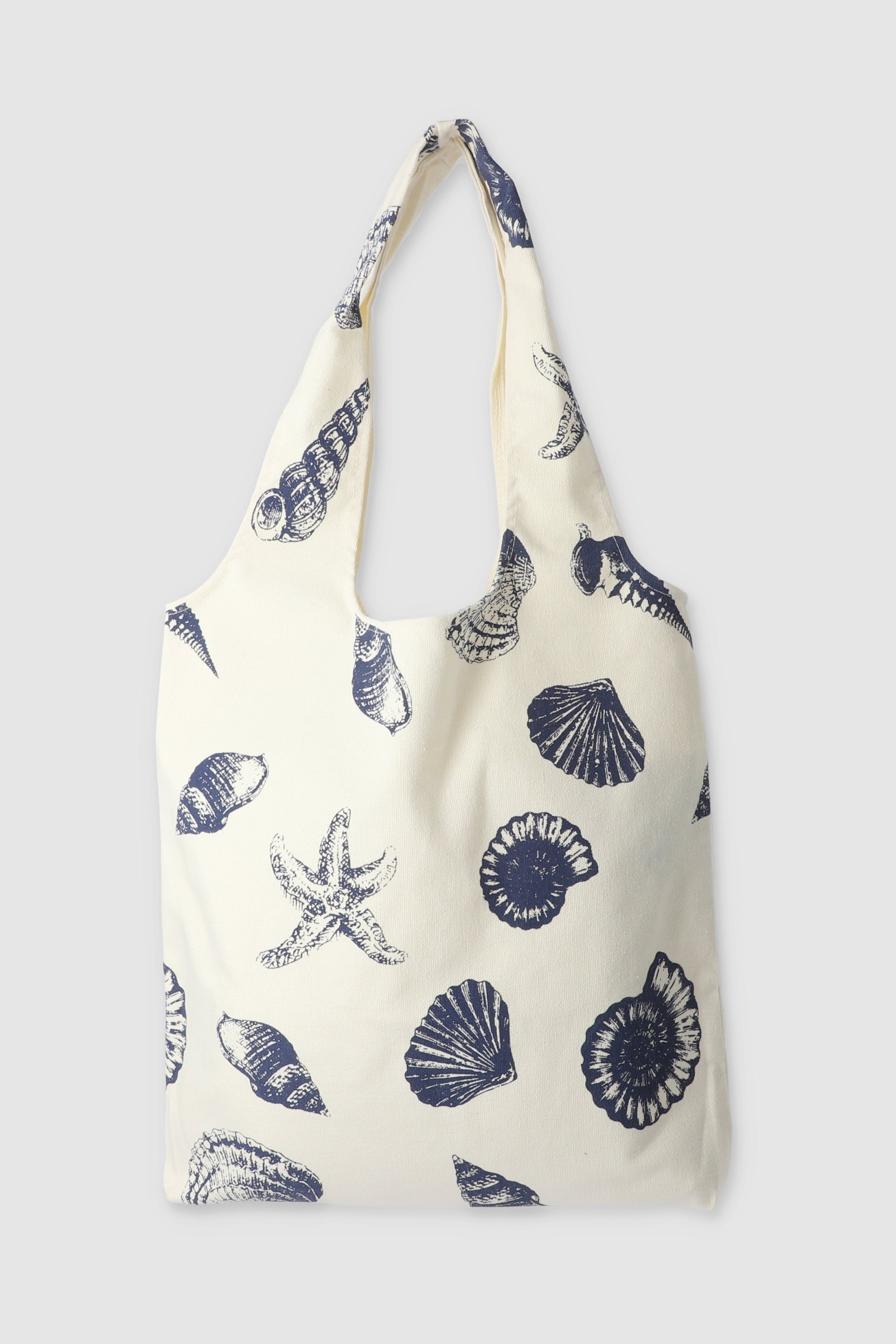 Bolsa tela con conchas