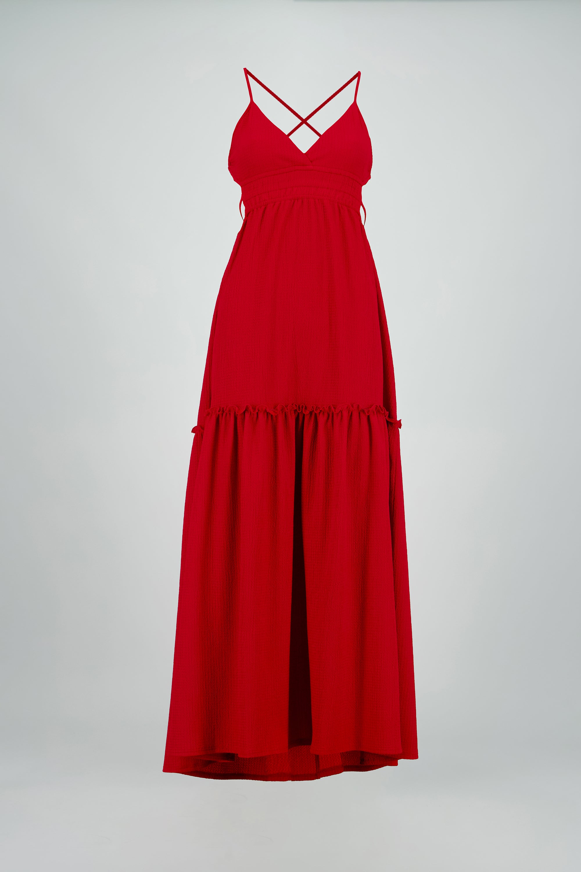 Vestido maxi espalda escote
