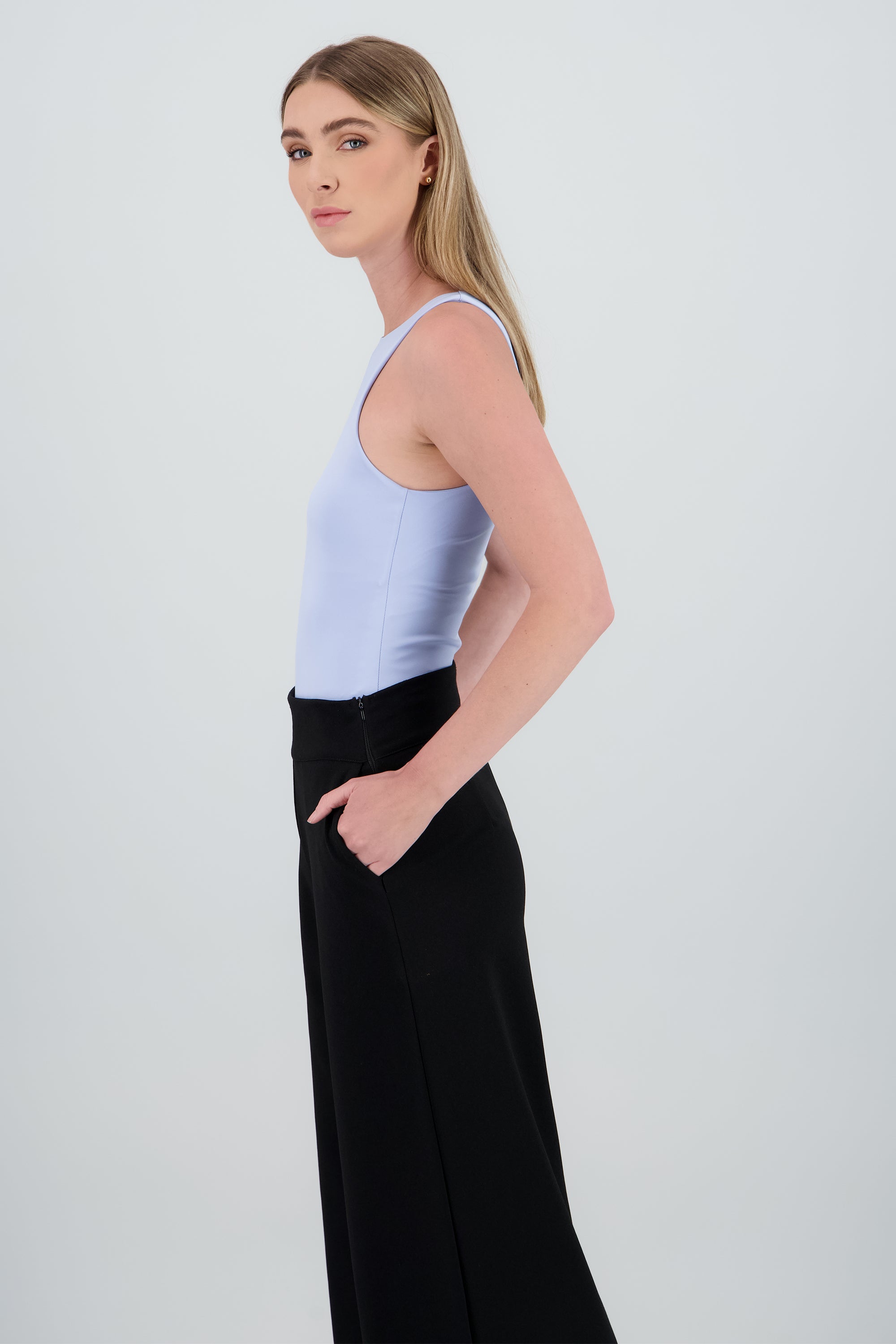 Bodysuit halter AZUL CIELO