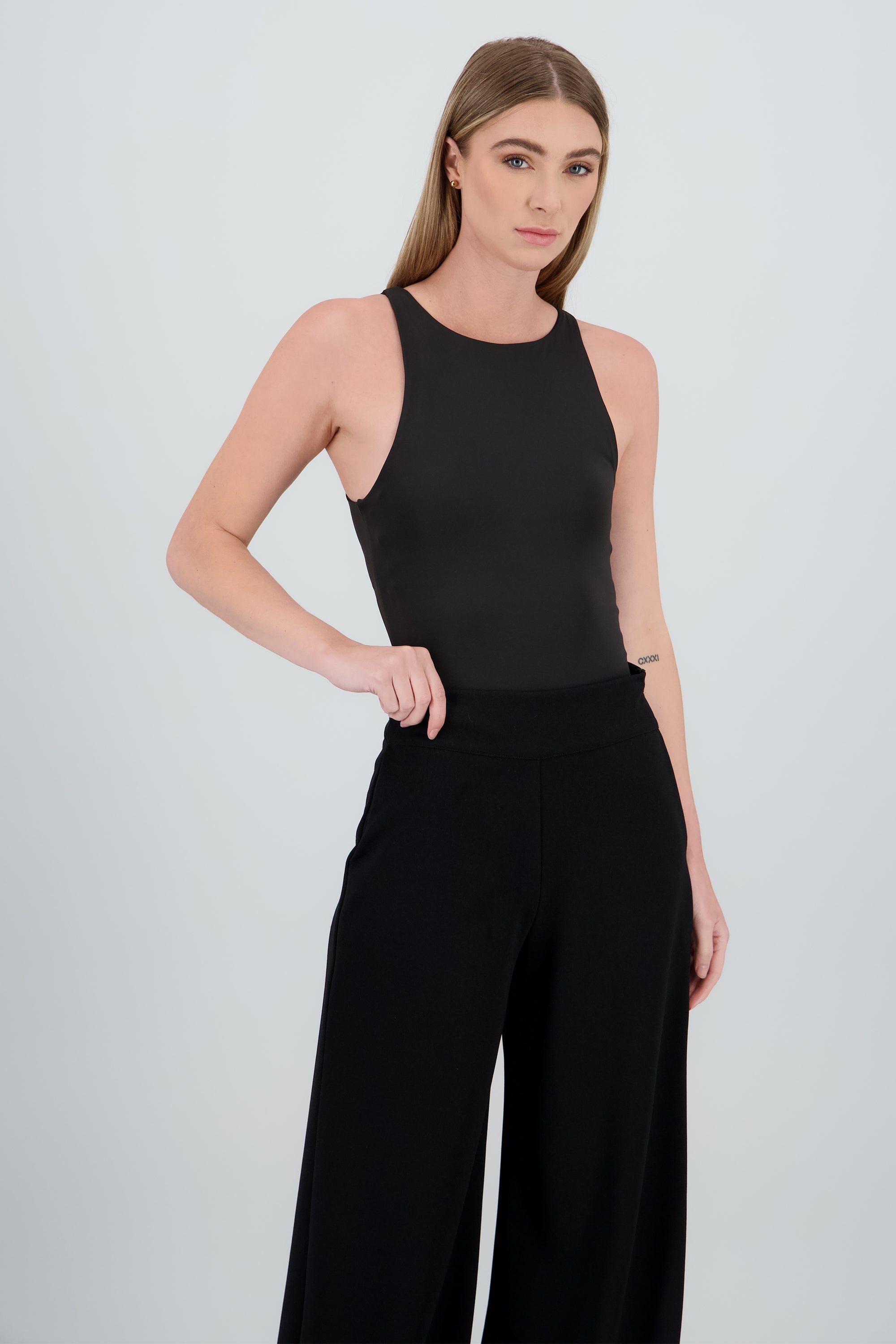 Bodysuit halter NEGRO
