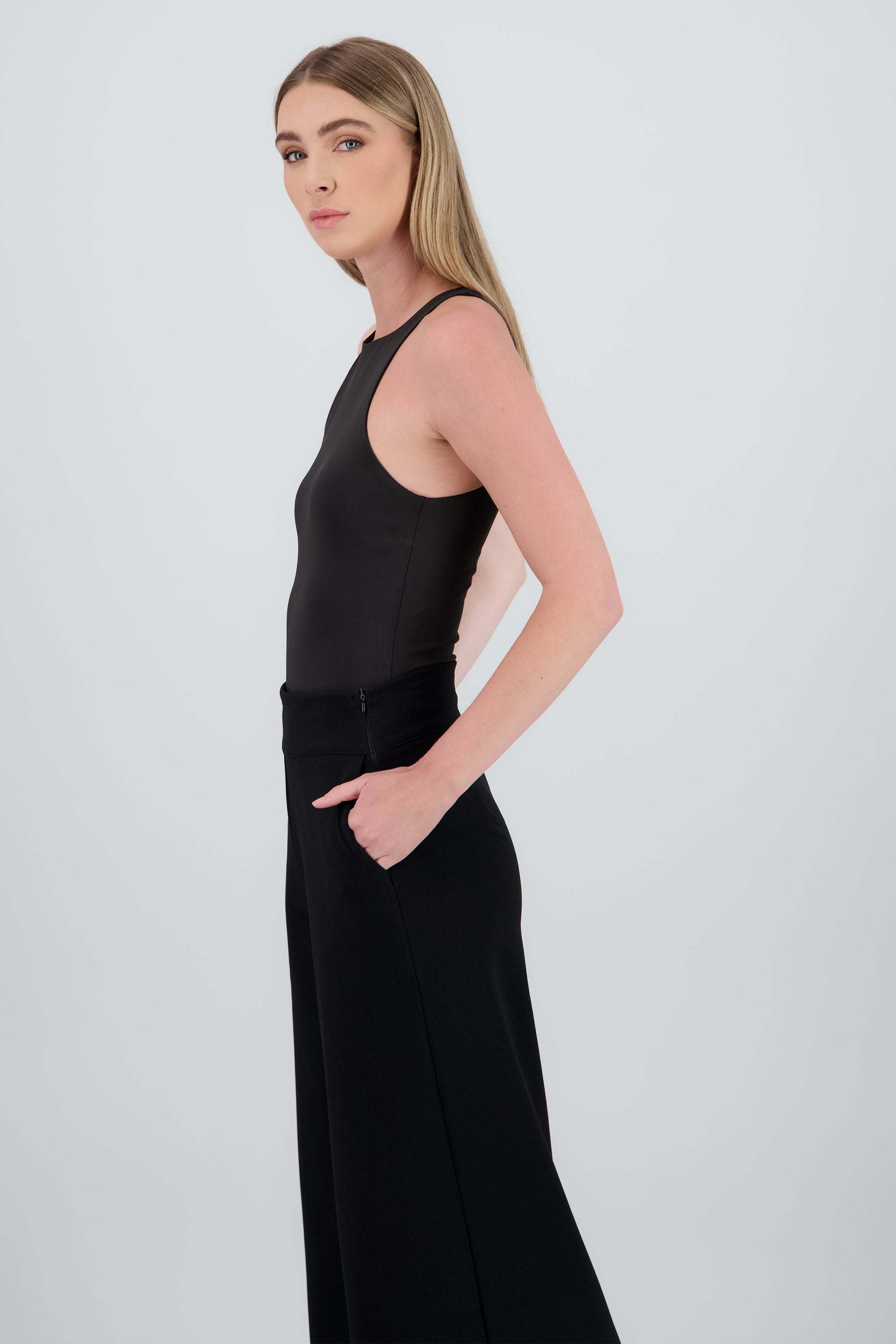 Bodysuit halter NEGRO