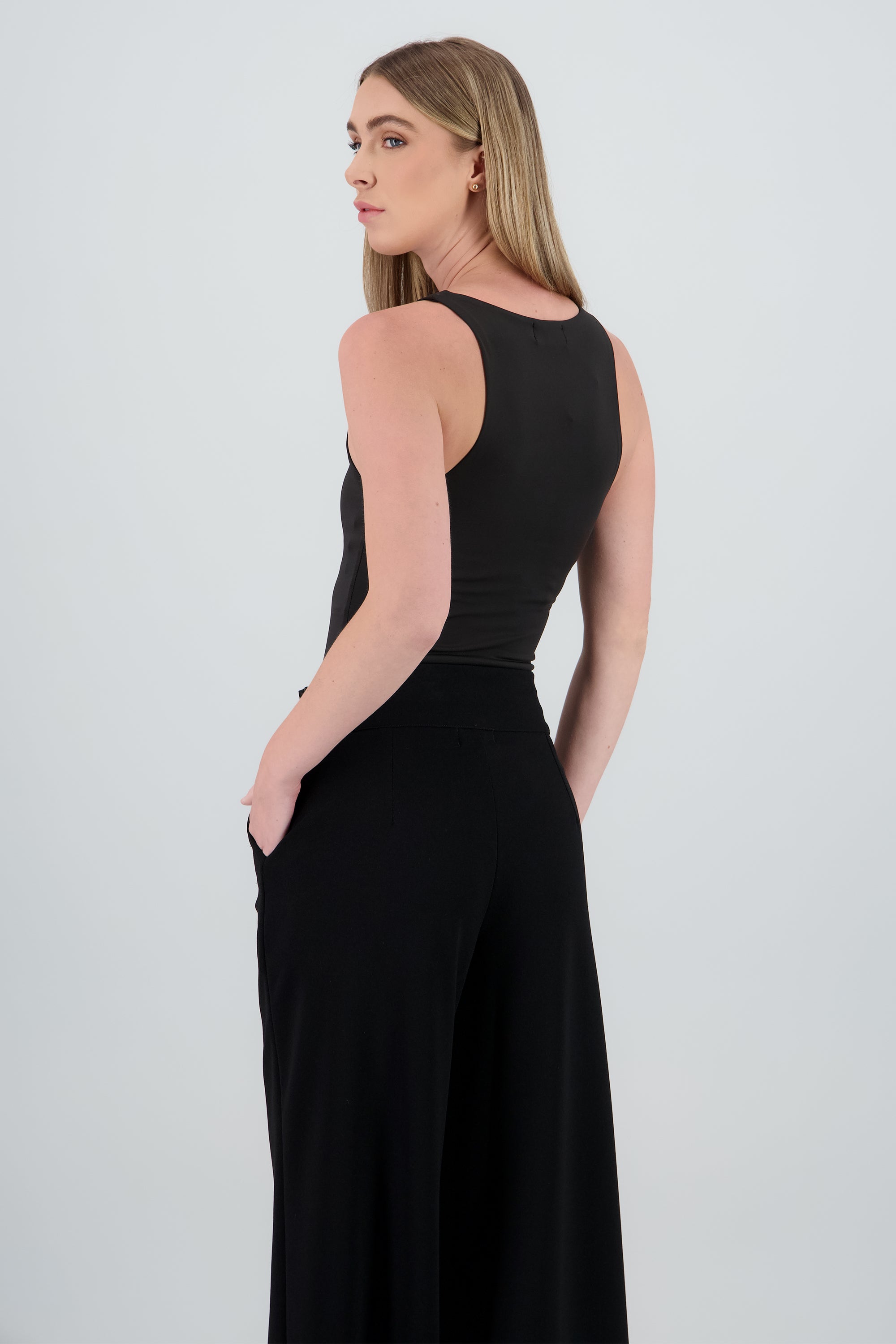 Bodysuit halter NEGRO