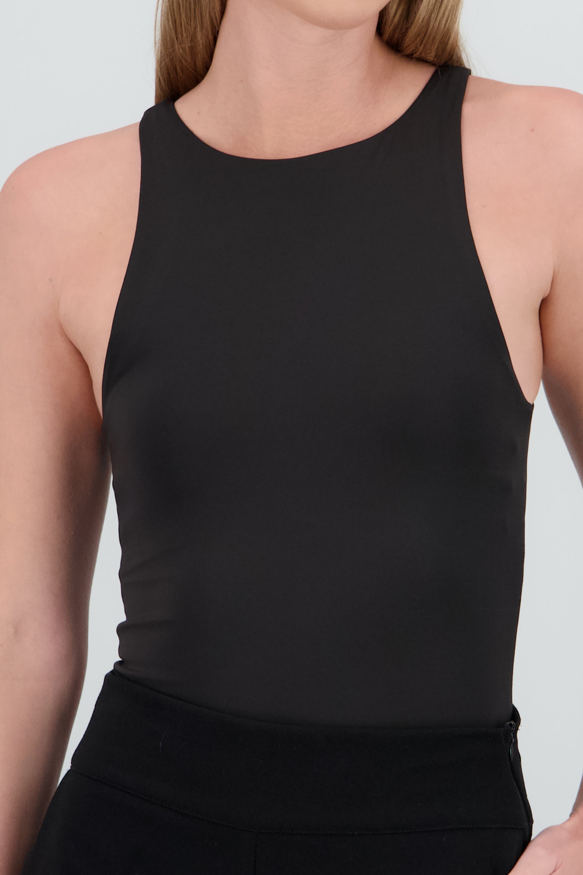 Bodysuit halter NEGRO