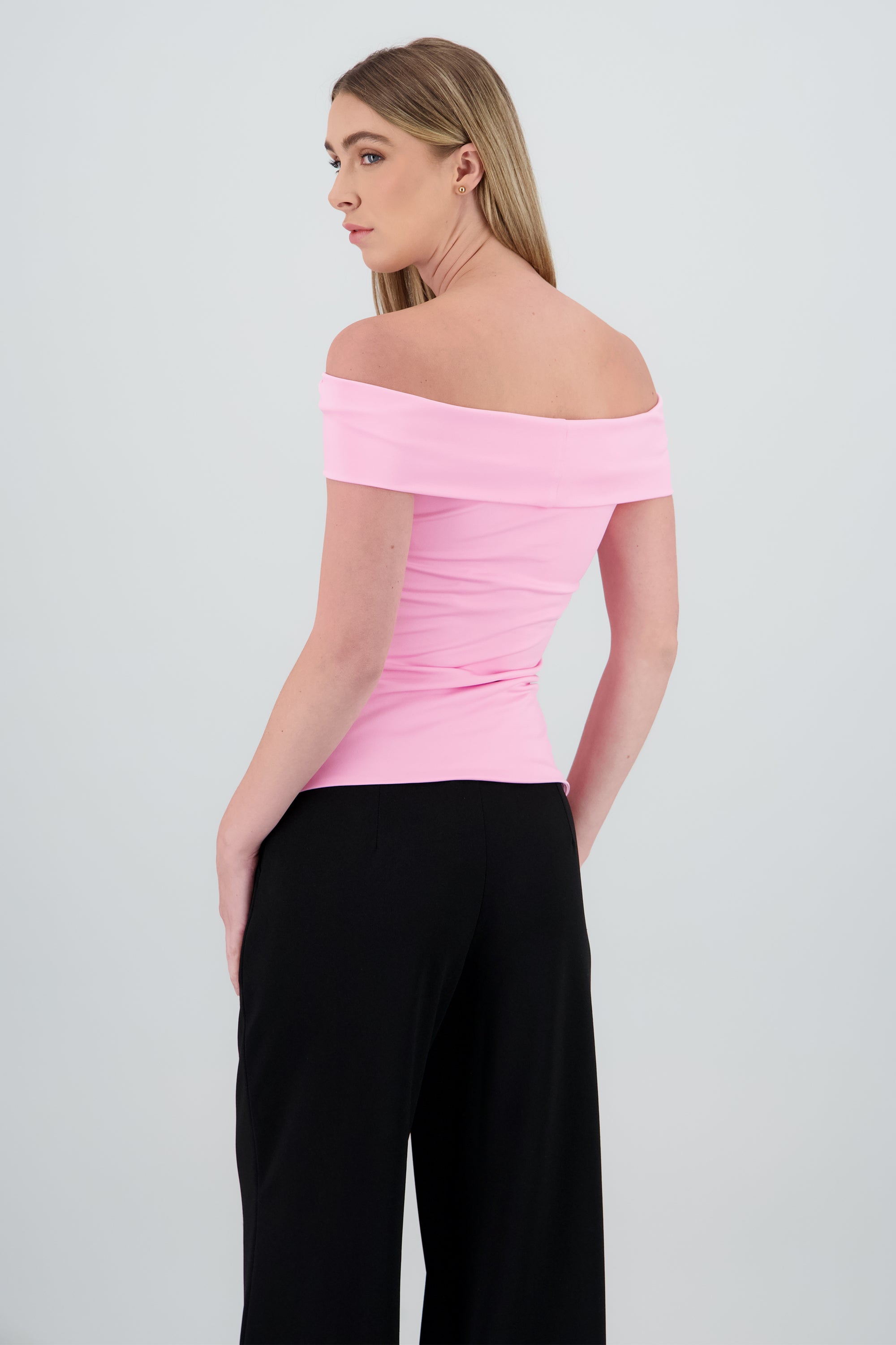 Top liso flap ROSA PASTEL