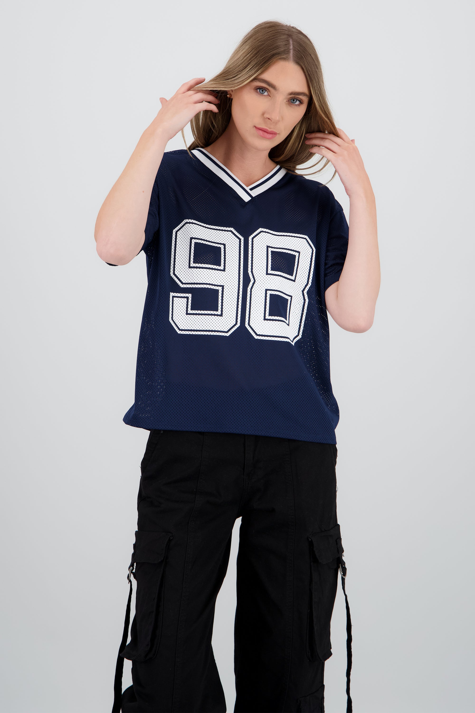 Playera over estampado numero