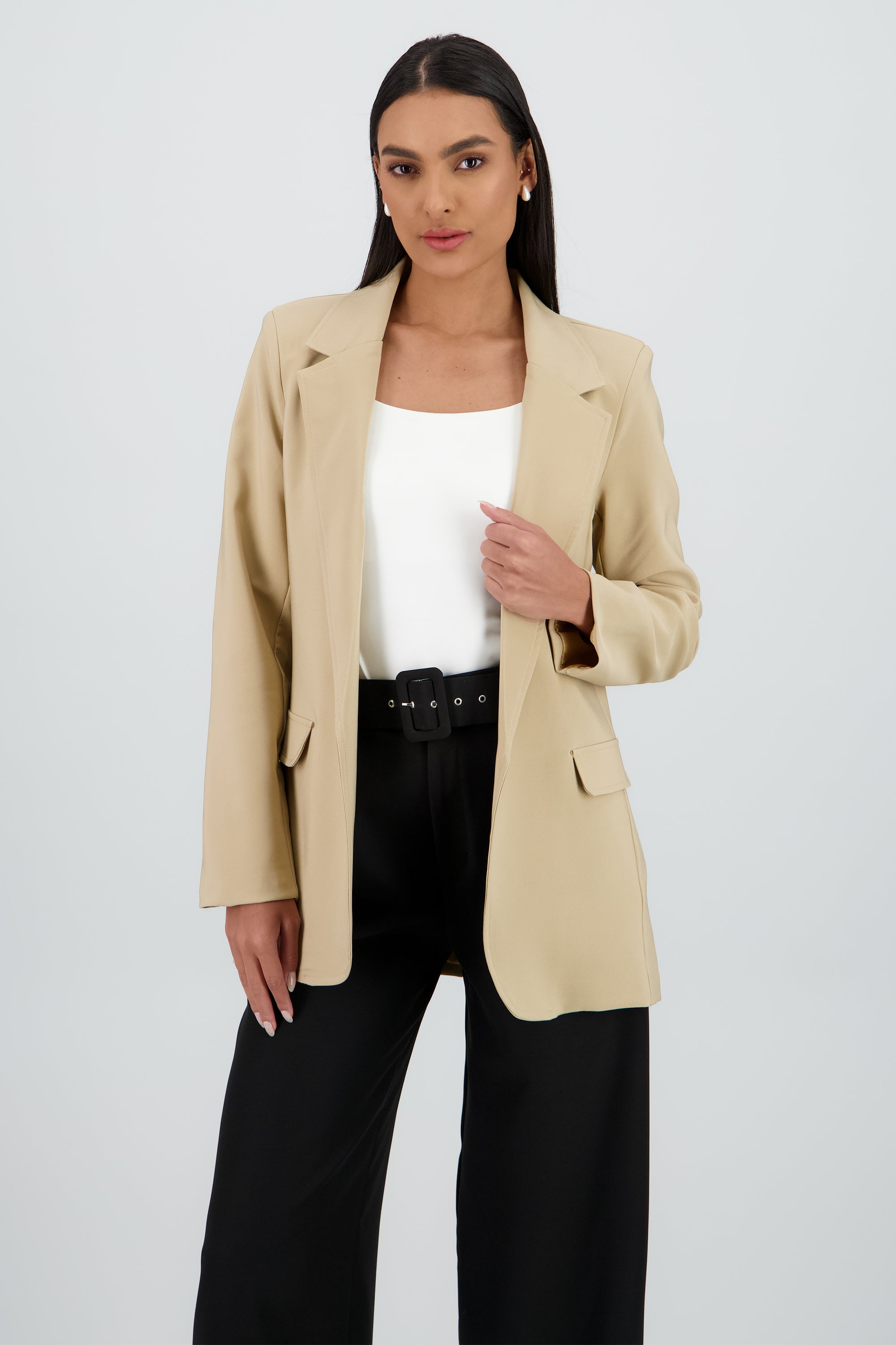 Saco largo con bolsas - Main Image