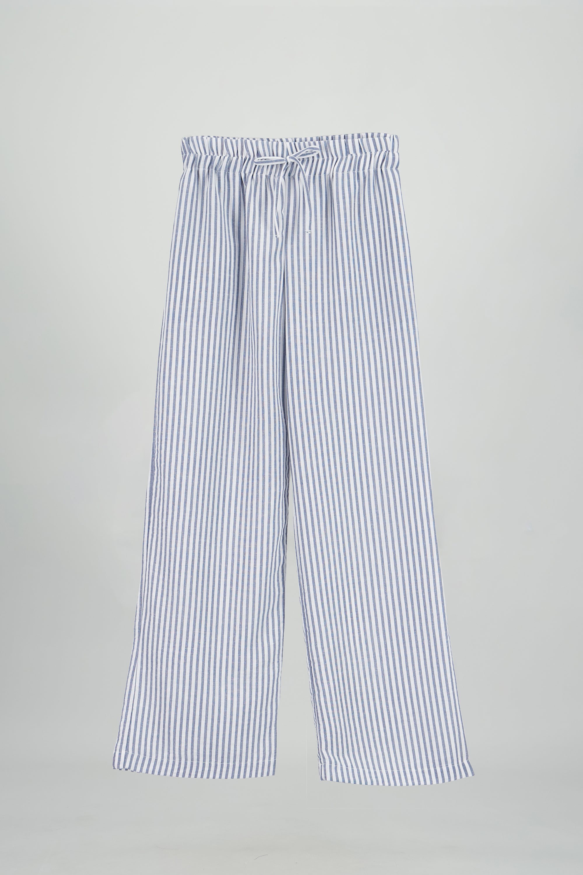 Pantalon fluido estampado rayas