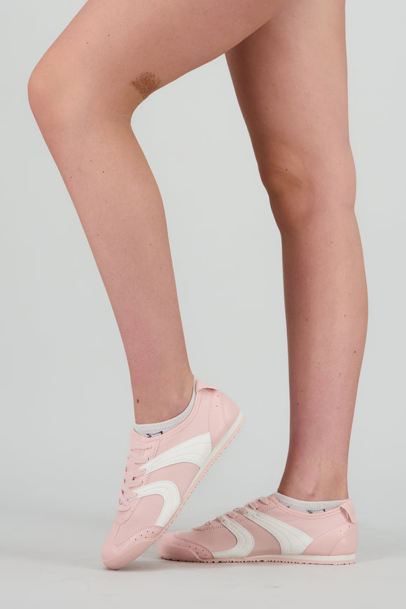 Tenis suela delgada monocolor ondas