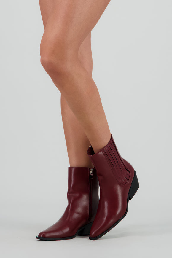 Botin vaquero elasticos