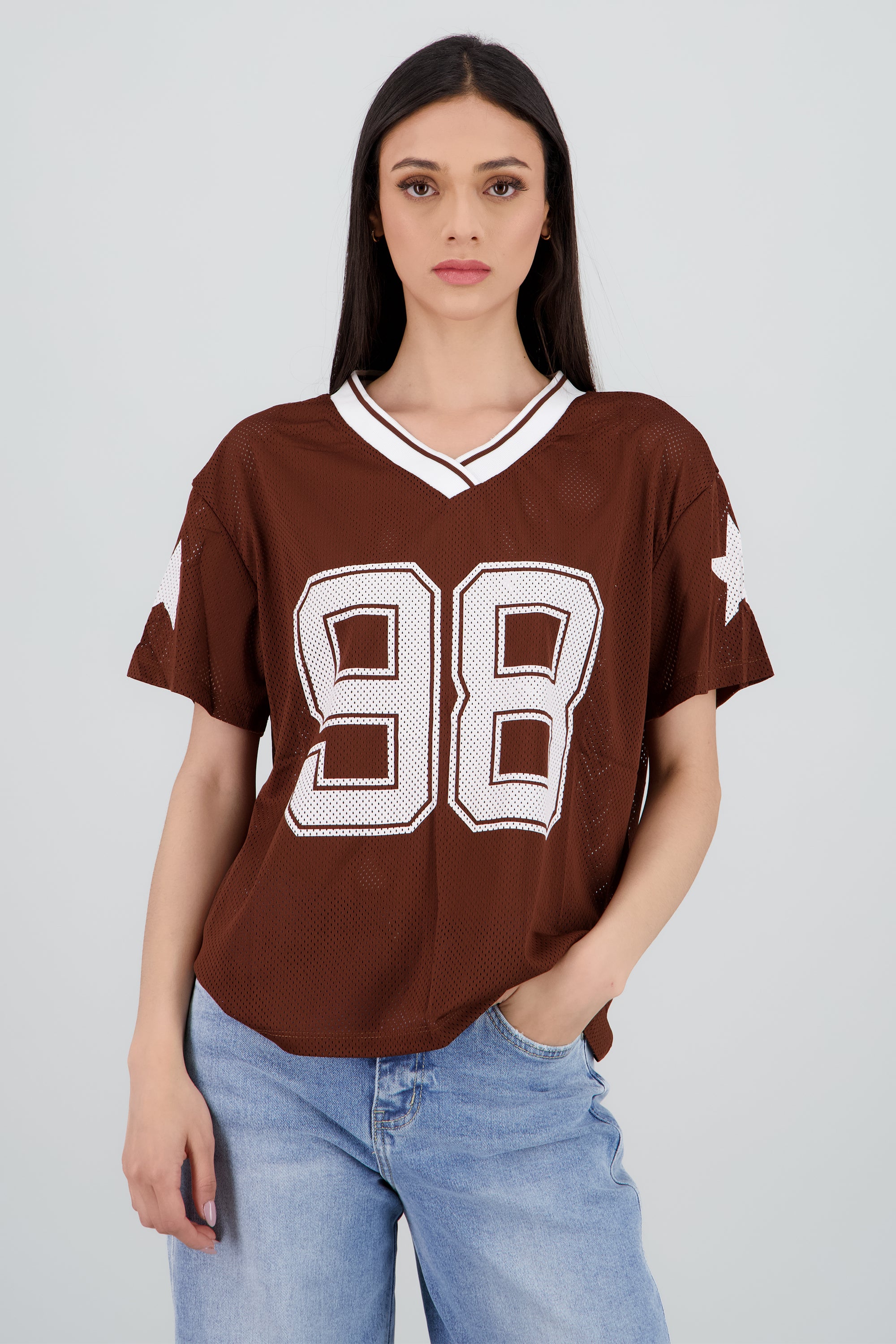 Playera over estampado numero