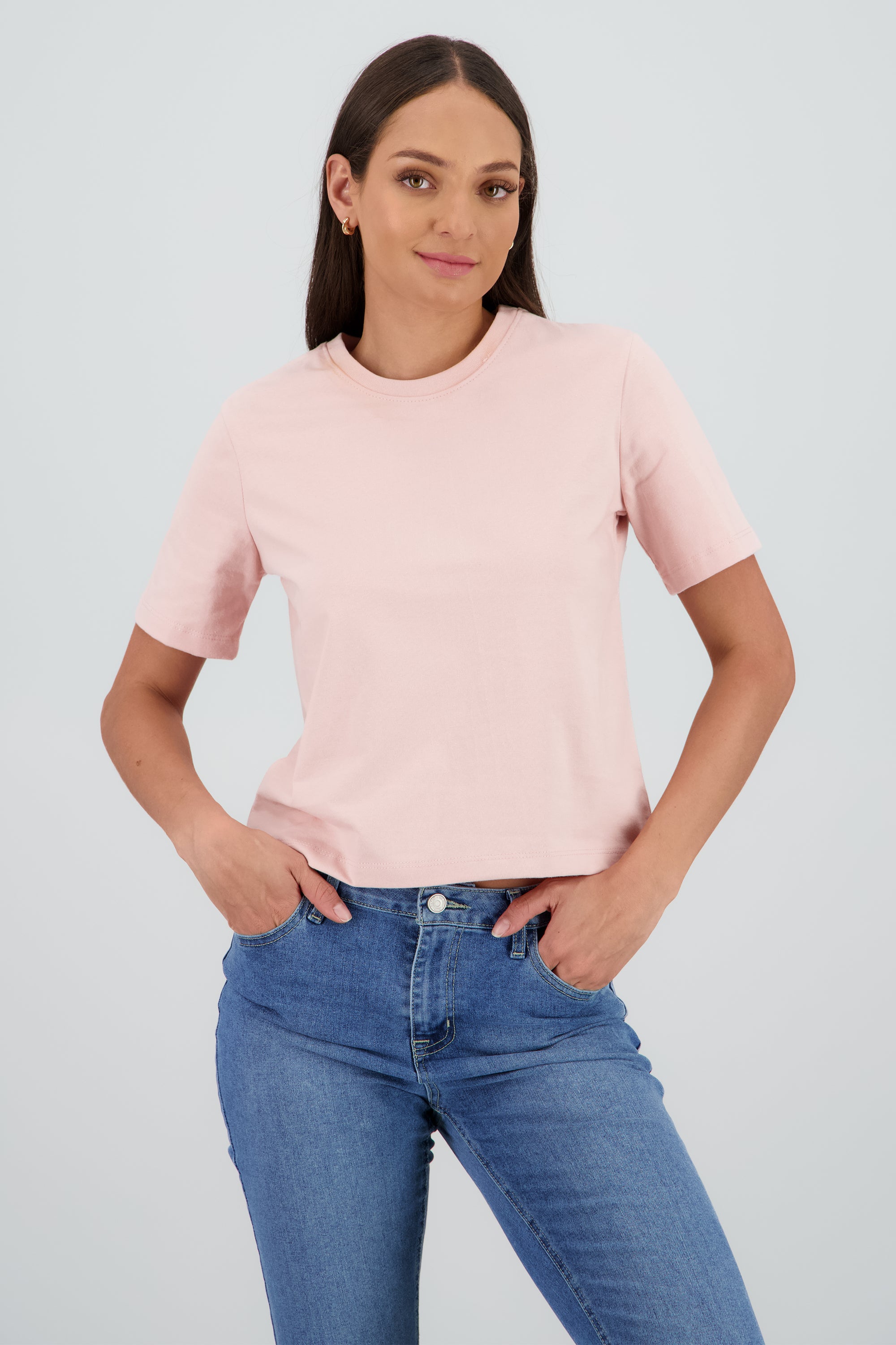 Playera Cuello Redondo Playeras Rosa Pastel Playeras Para Niño