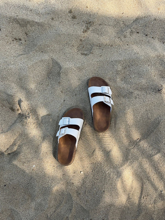Sandalias 2 Hebillas Efecto Corcho