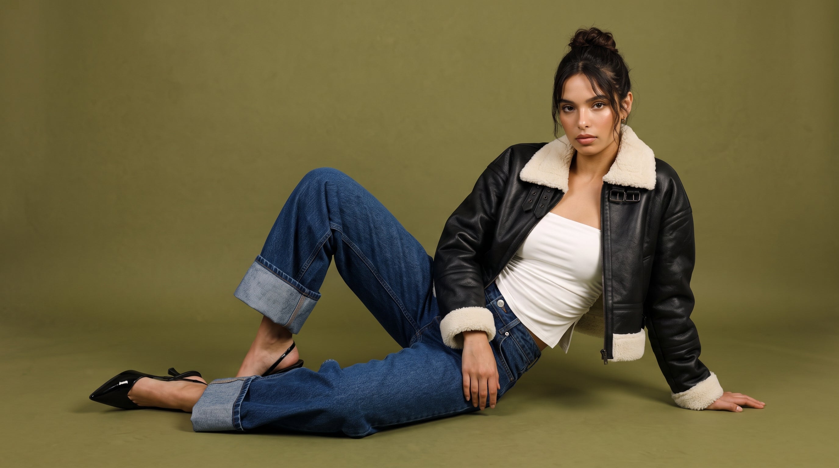 CÓMO COMBINAR JEANS ANCHOS WIDE LEG SIN PERDER ALTURA