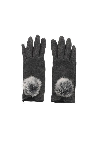 Guantes tejido tacto suave jaspeado peluche